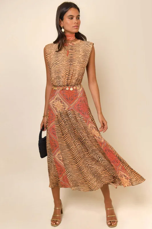 Coralie - Tiger Scarf Mix sold by RIXO