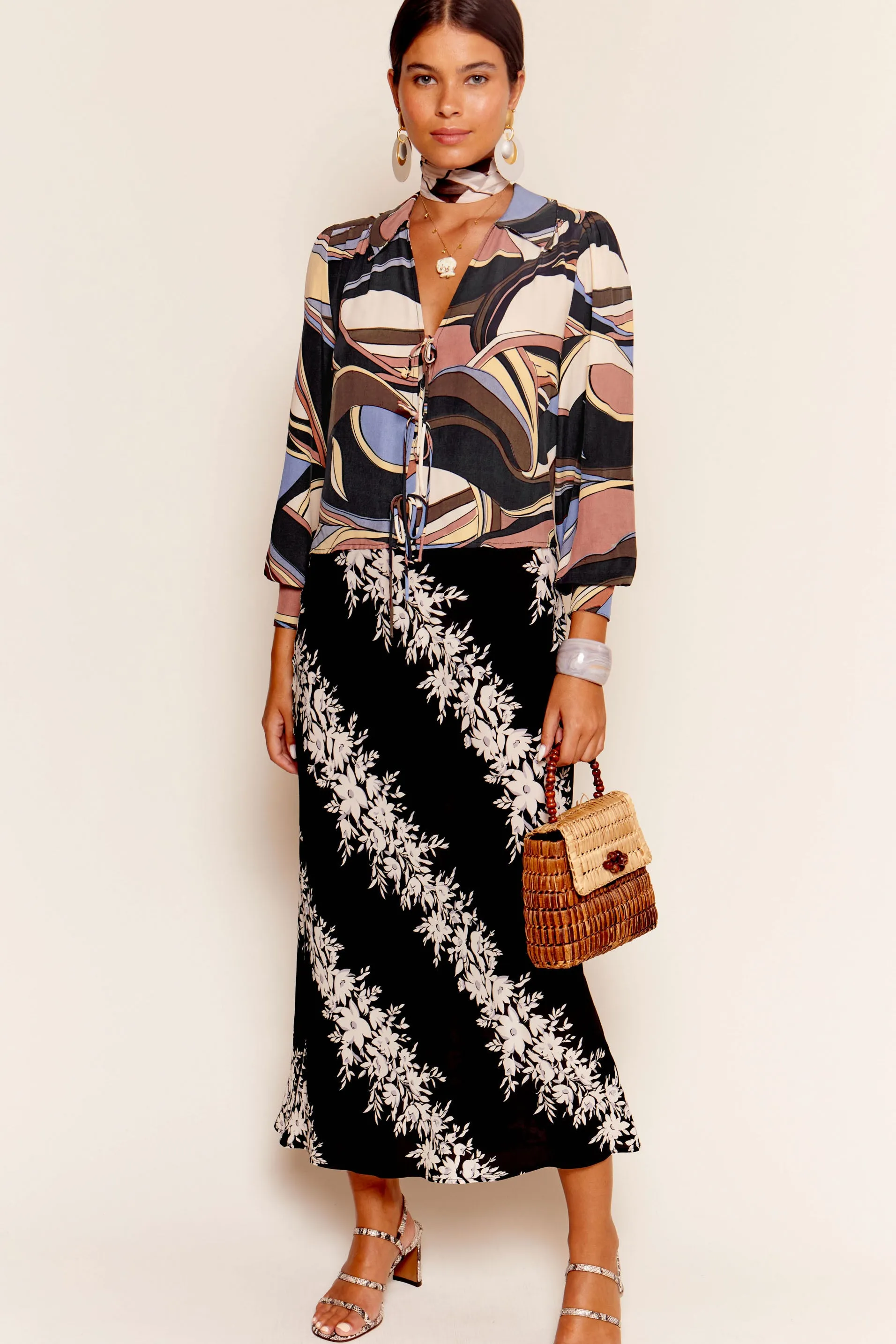 Ardith - Paris Stripe Black sold by RIXO product image thumbnail 2