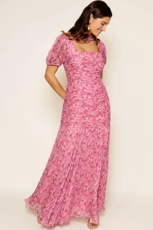 leyane - shell magenta sold by RIXO