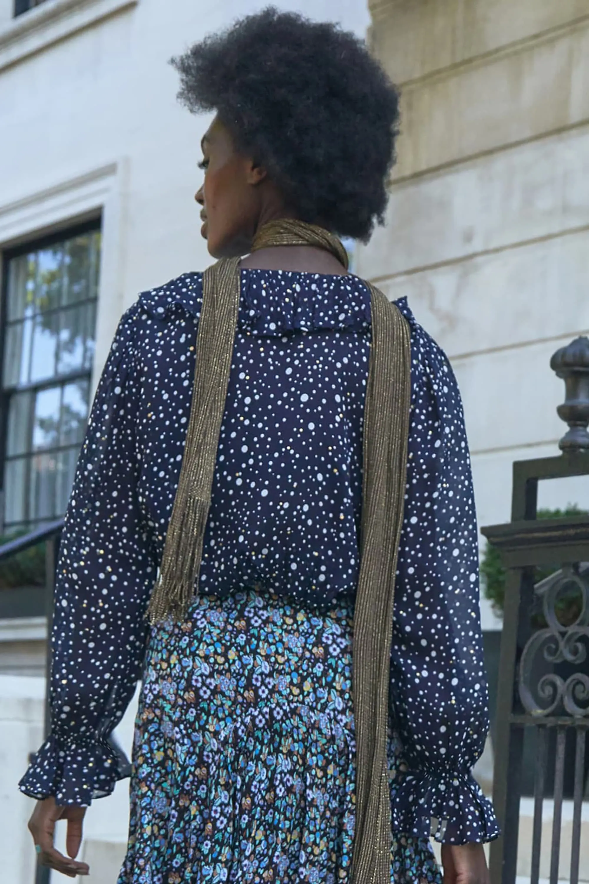 Valeria Top Scatter Dot sold by RIXO product image thumbnail 4