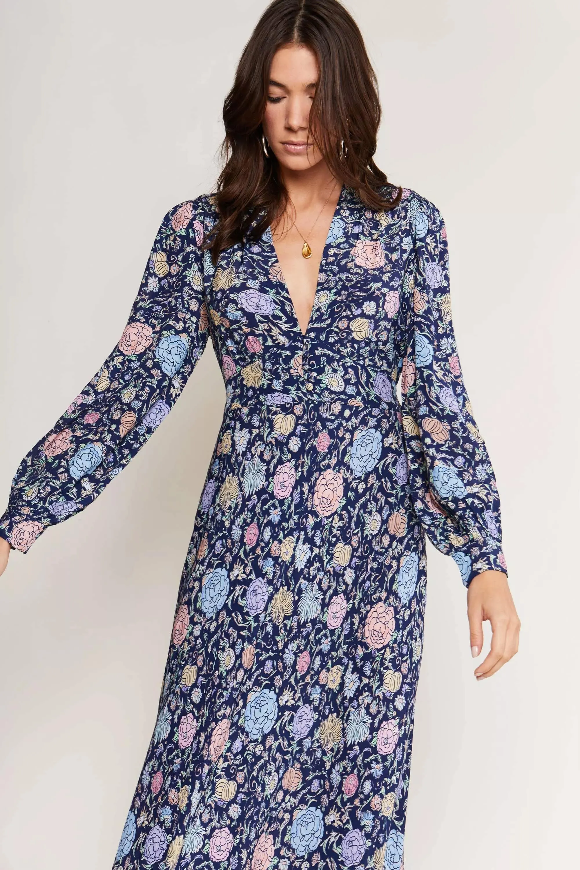 Trula - Camellia Garden Navy sold by RIXO product image thumbnail 5