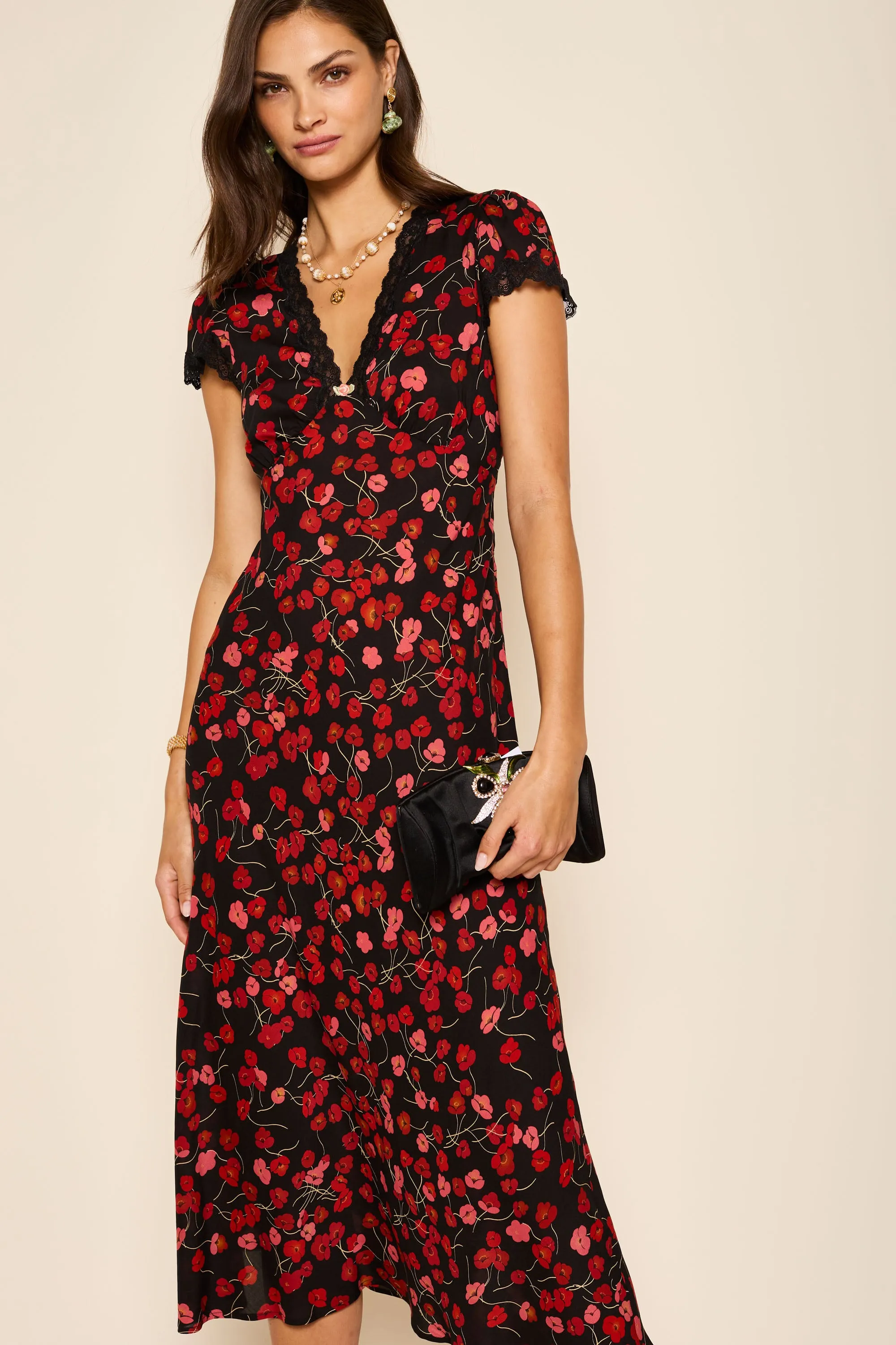 Clarice - Autumn Cherry Red sold by RIXO product image thumbnail 5