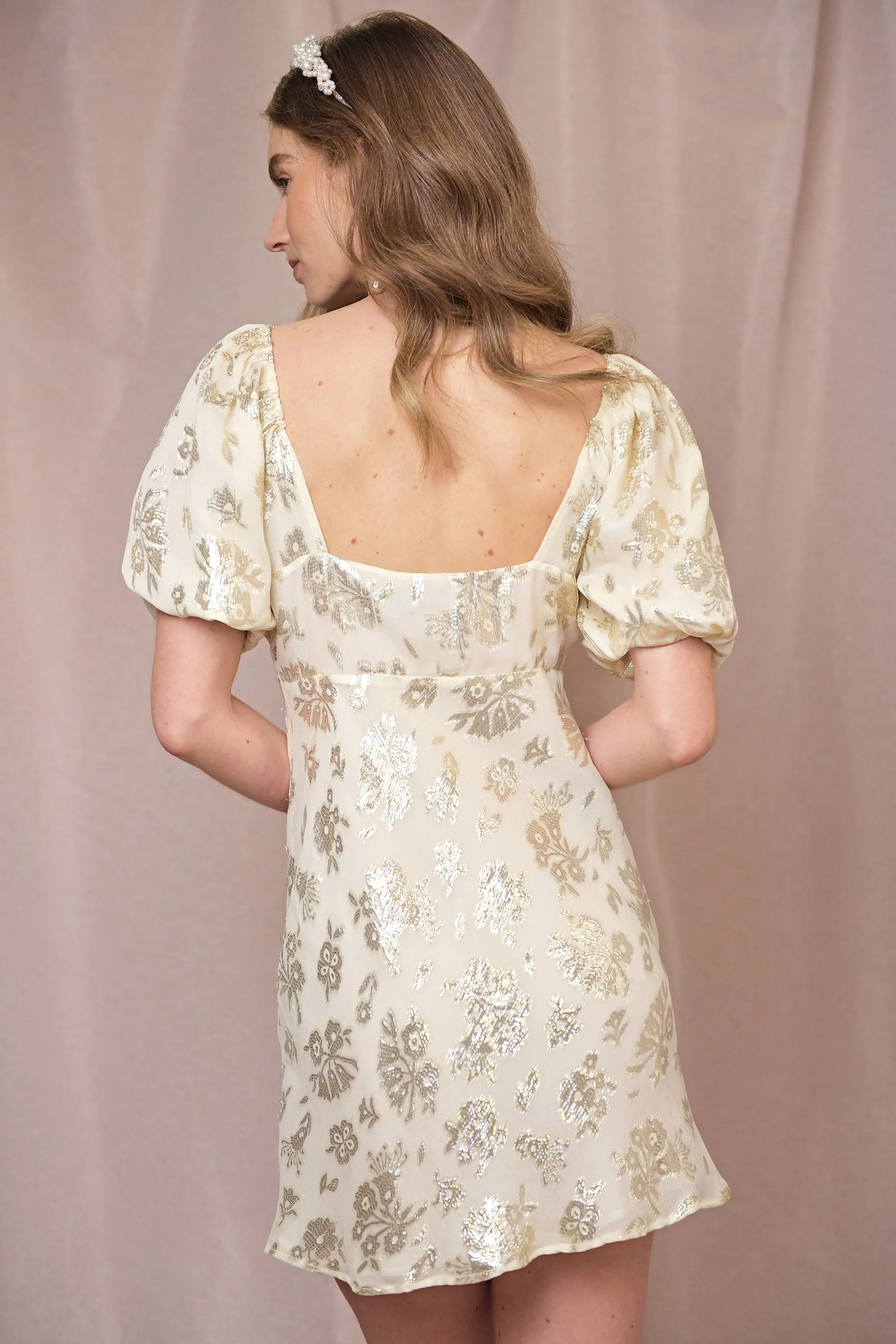 Rosalia - Gold Lurex Jacquard sold by RIXO product image thumbnail 2