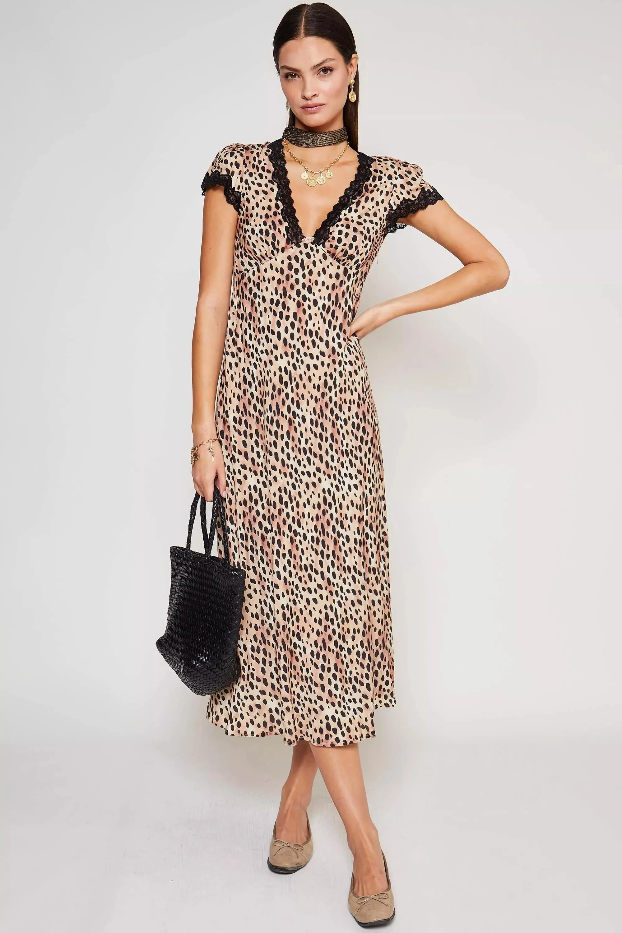 Clarice - Leopard Brown sold by RIXO