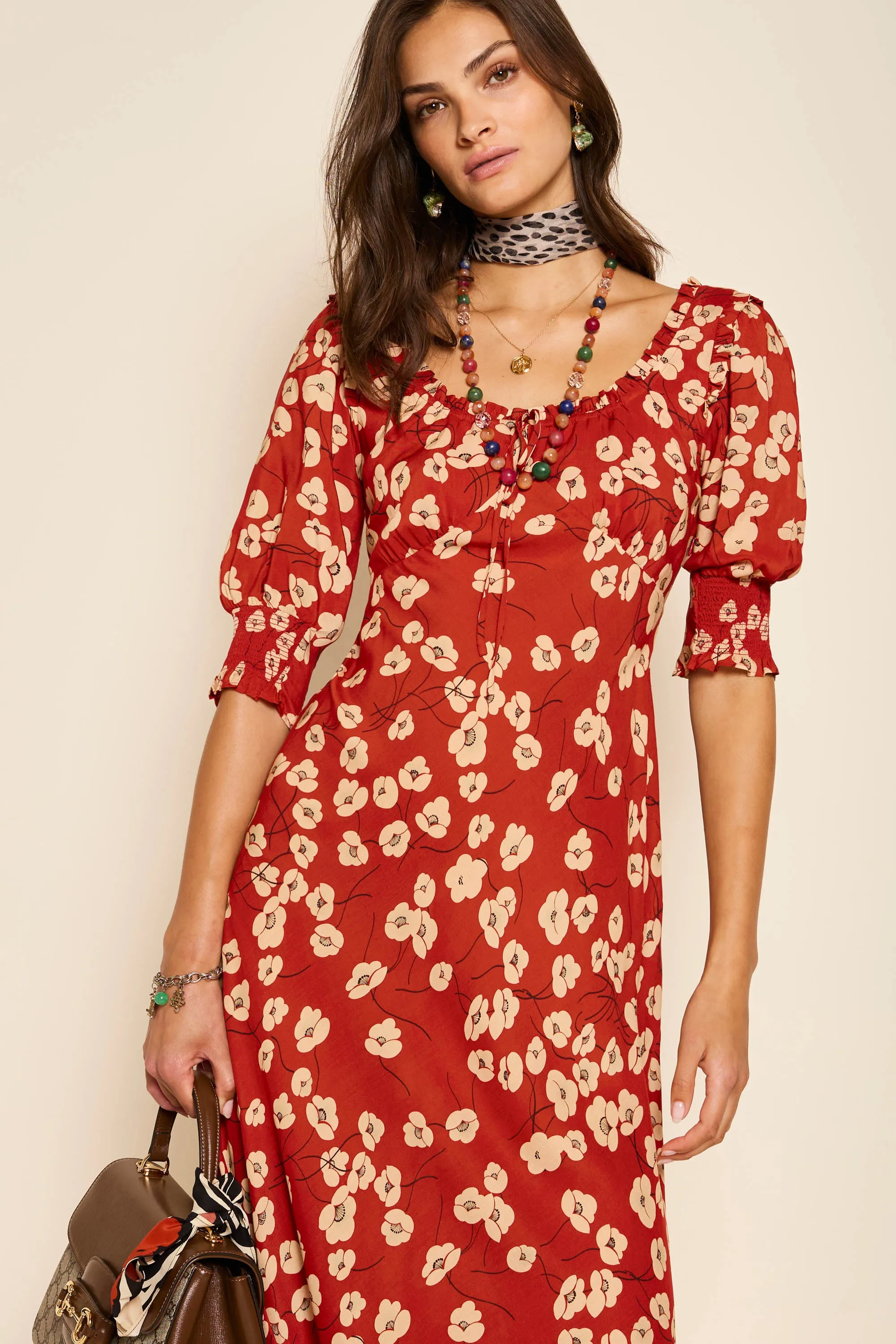 Sathya - Autumn Cherry Ochre sold by RIXO product image thumbnail 3