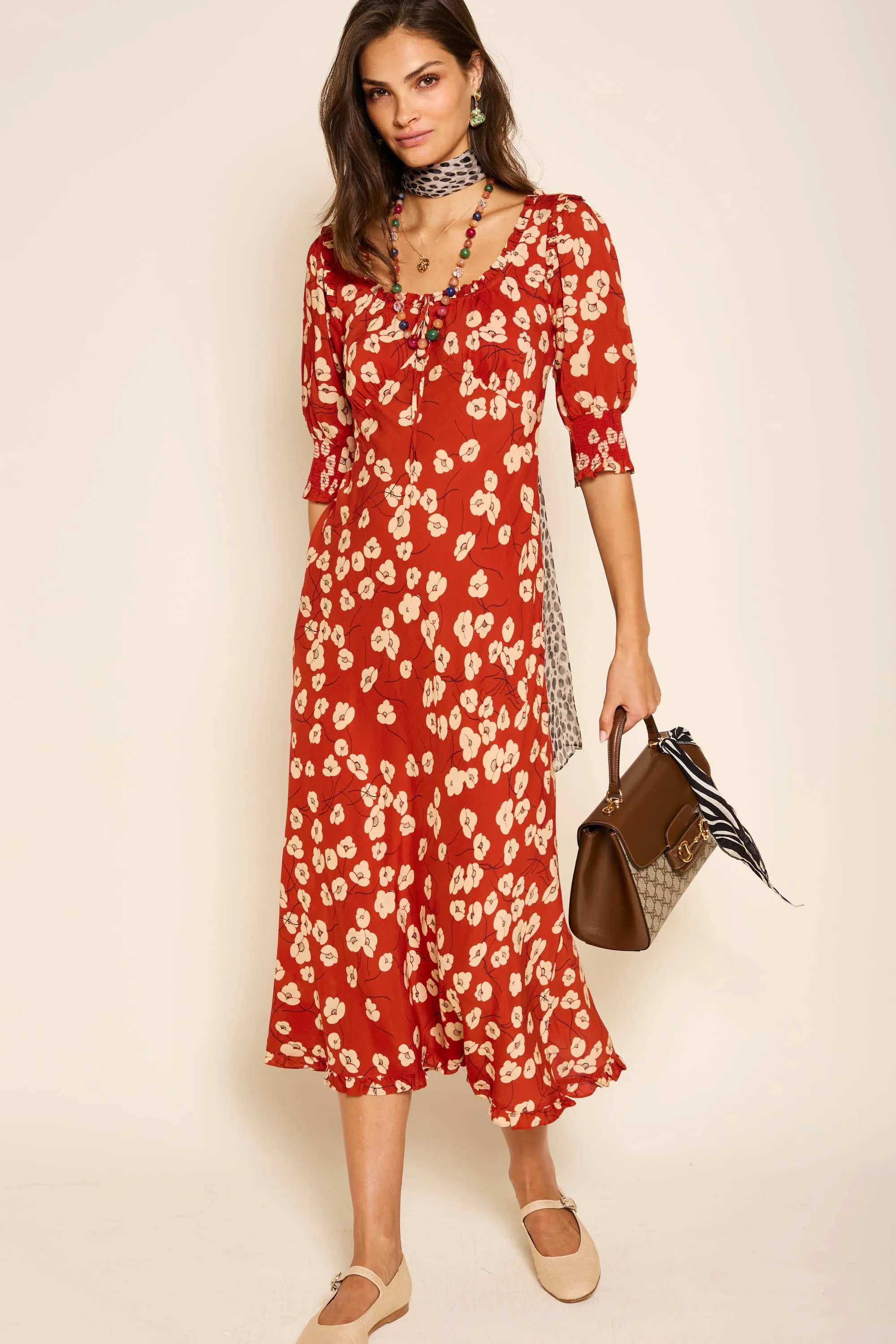 Sathya - Autumn Cherry Ochre sold by RIXO product image thumbnail 5