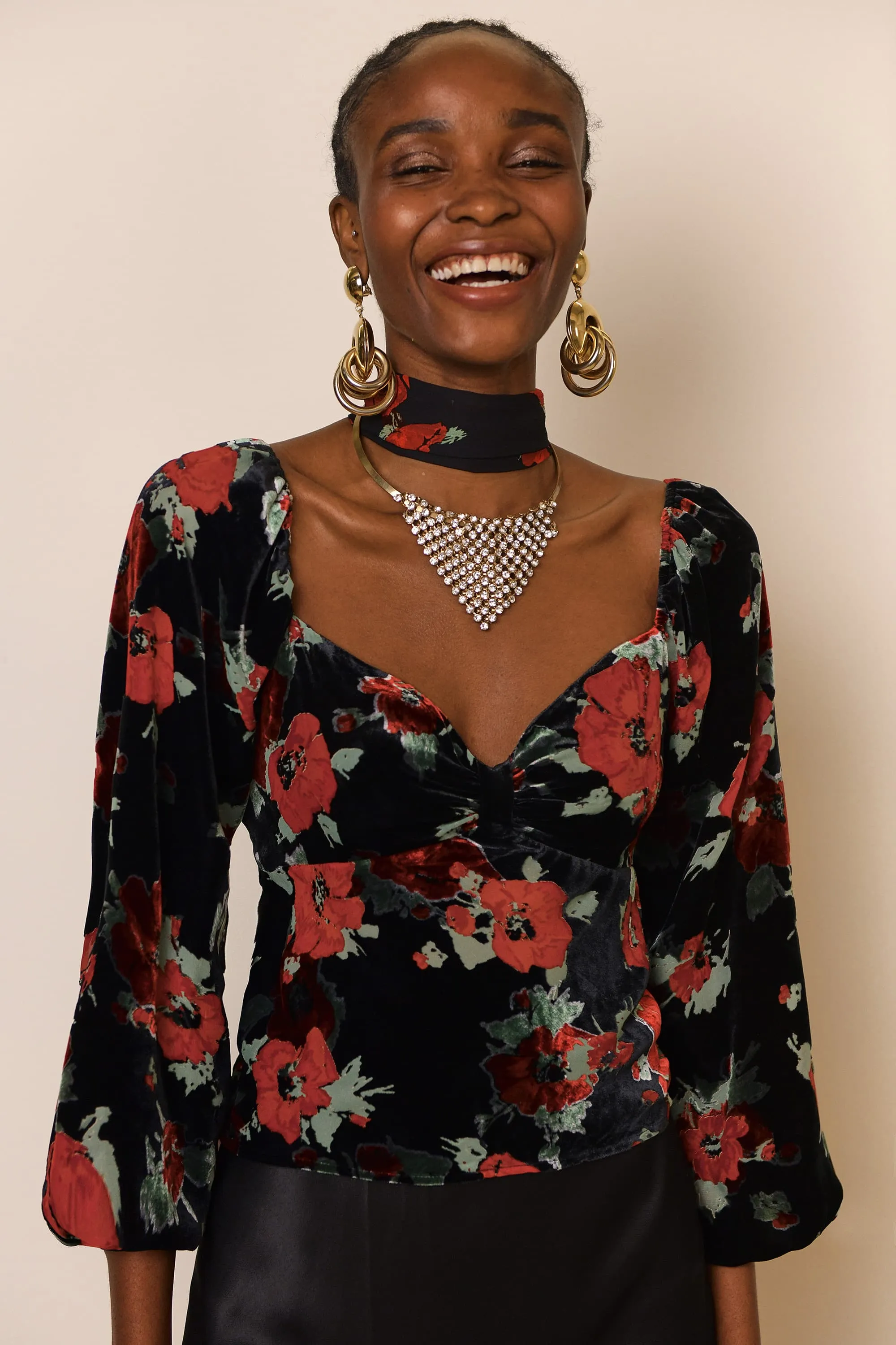 Bridgette - Black Poppy sold by RIXO