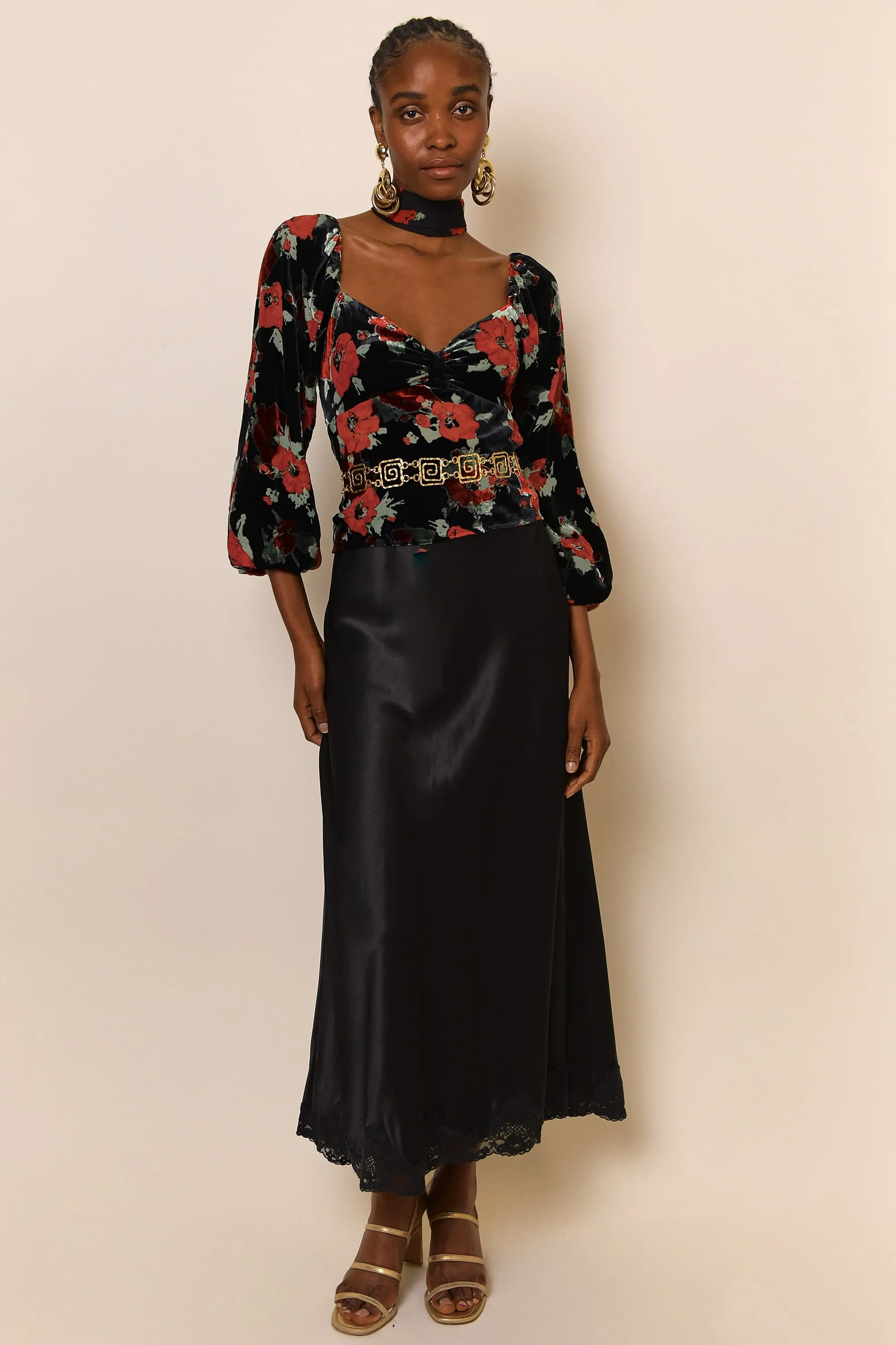 Bridgette - Black Poppy sold by RIXO product image thumbnail 4