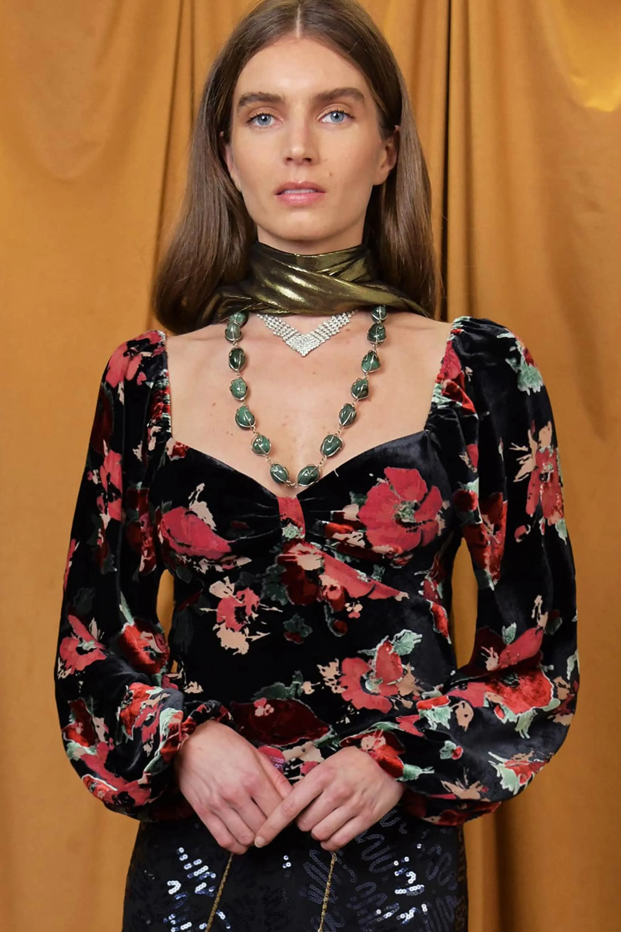 Bridgette - Black Poppy sold by RIXO product image thumbnail 3