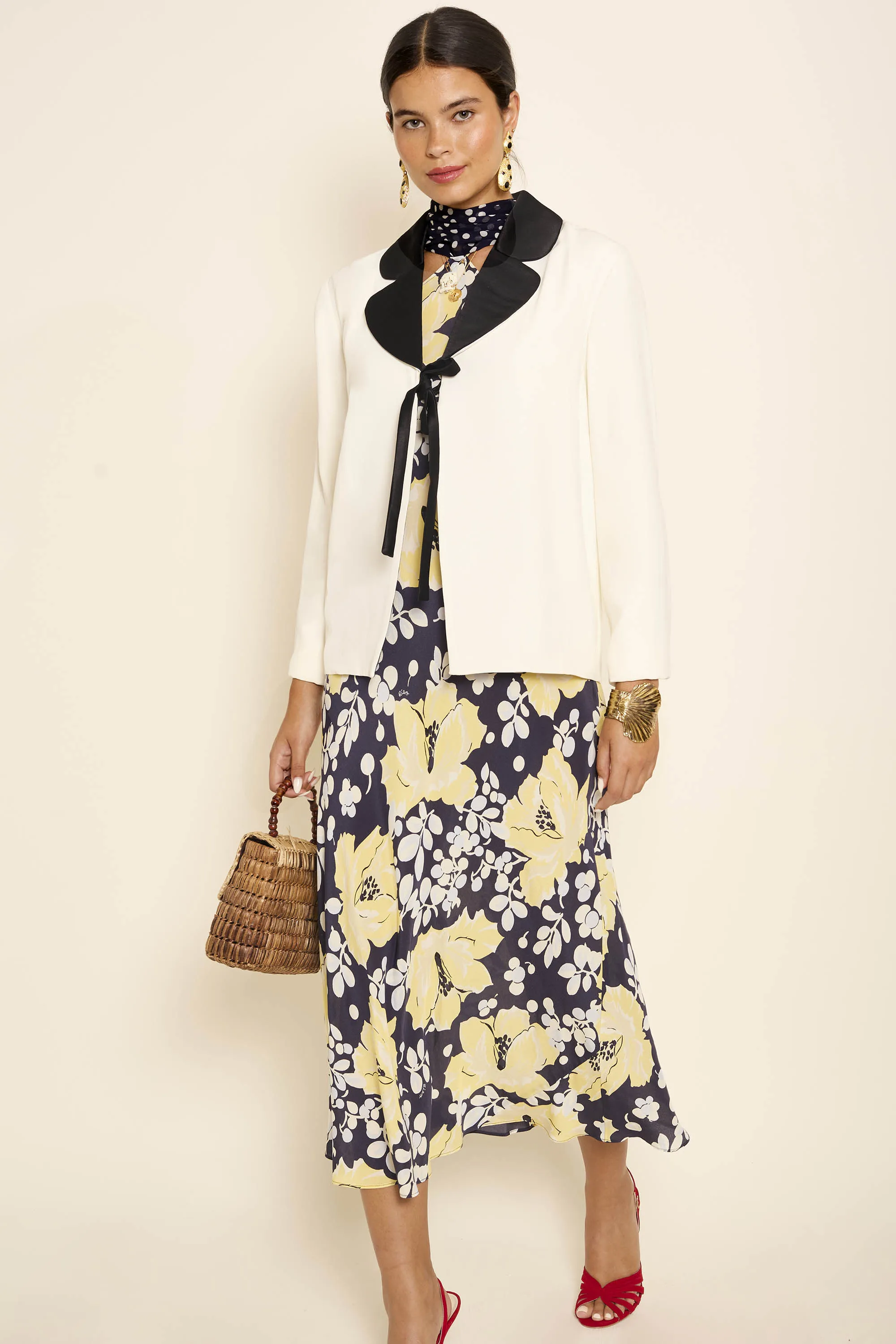 Hayley - Umbrella Floral Navy Mix sold by RIXO product image thumbnail 3