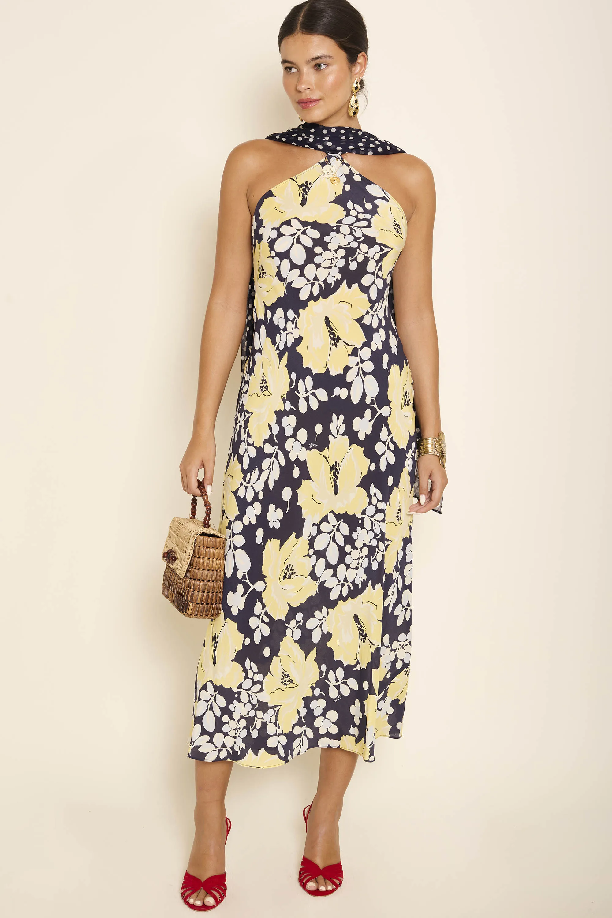 Hayley - Umbrella Floral Navy Mix sold by RIXO product image thumbnail 5