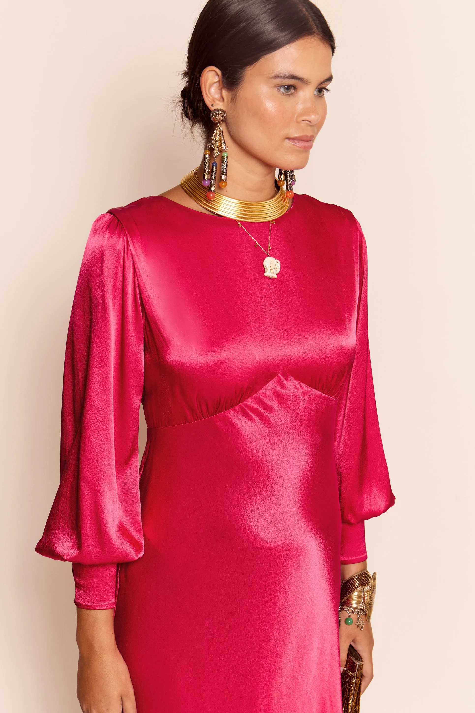 marni - raspberry sold by RIXO product image thumbnail 4