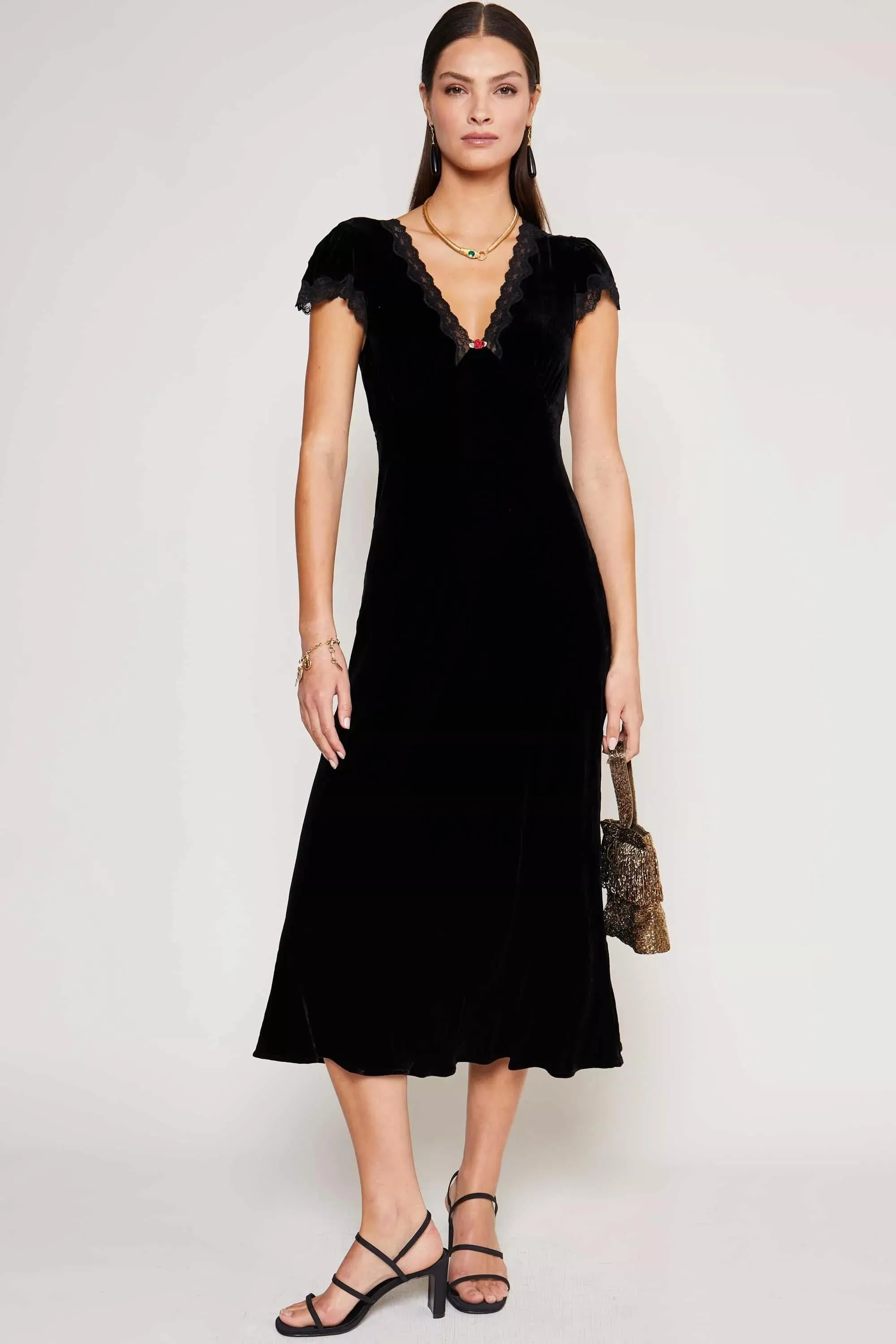 Clarice - Black Velvet sold by RIXO product image thumbnail 5