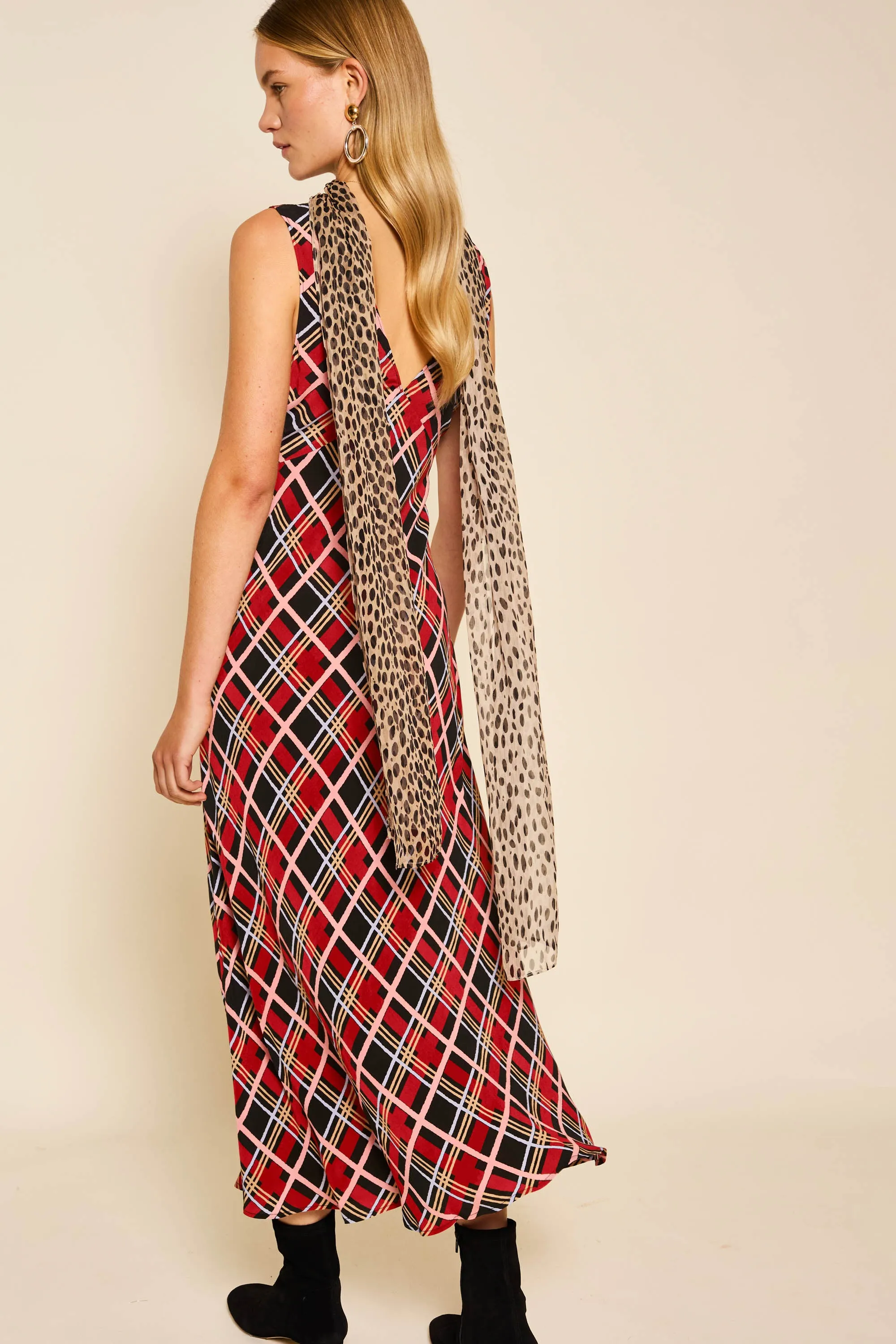 Sandrine - Painted Check Red sold by RIXO product image thumbnail 4