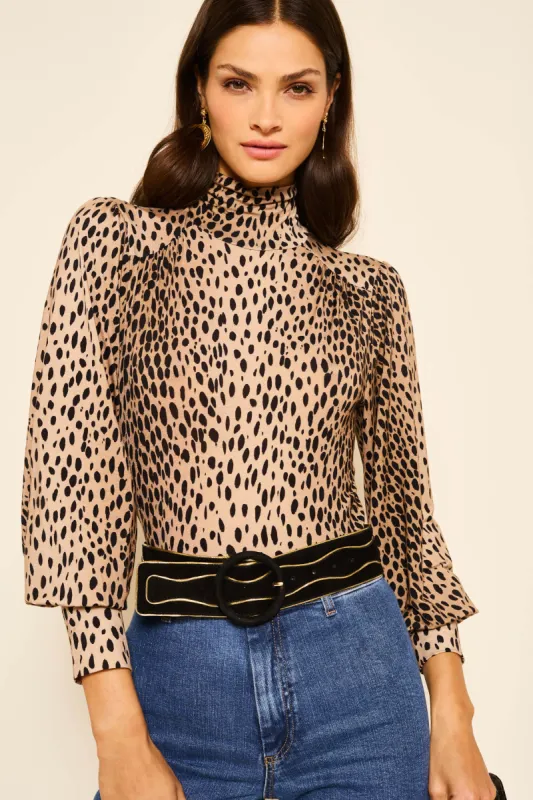 Suki - Antelope Spot Black sold by RIXO