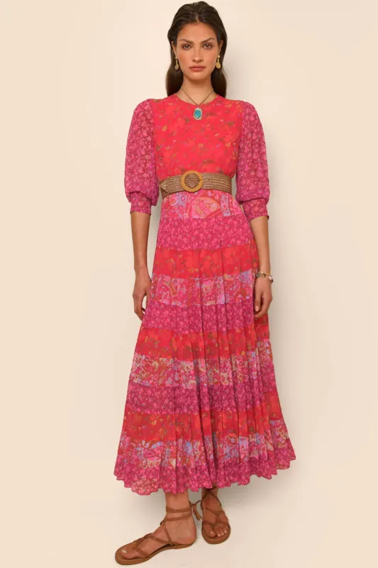 Kristen - Floral Plum sold by RIXO