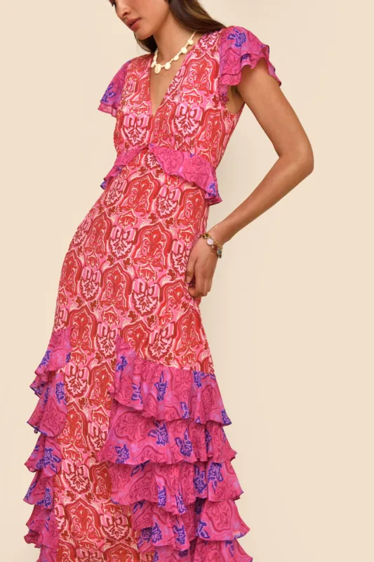 Thanvi - Woodblock Pink sold by RIXO