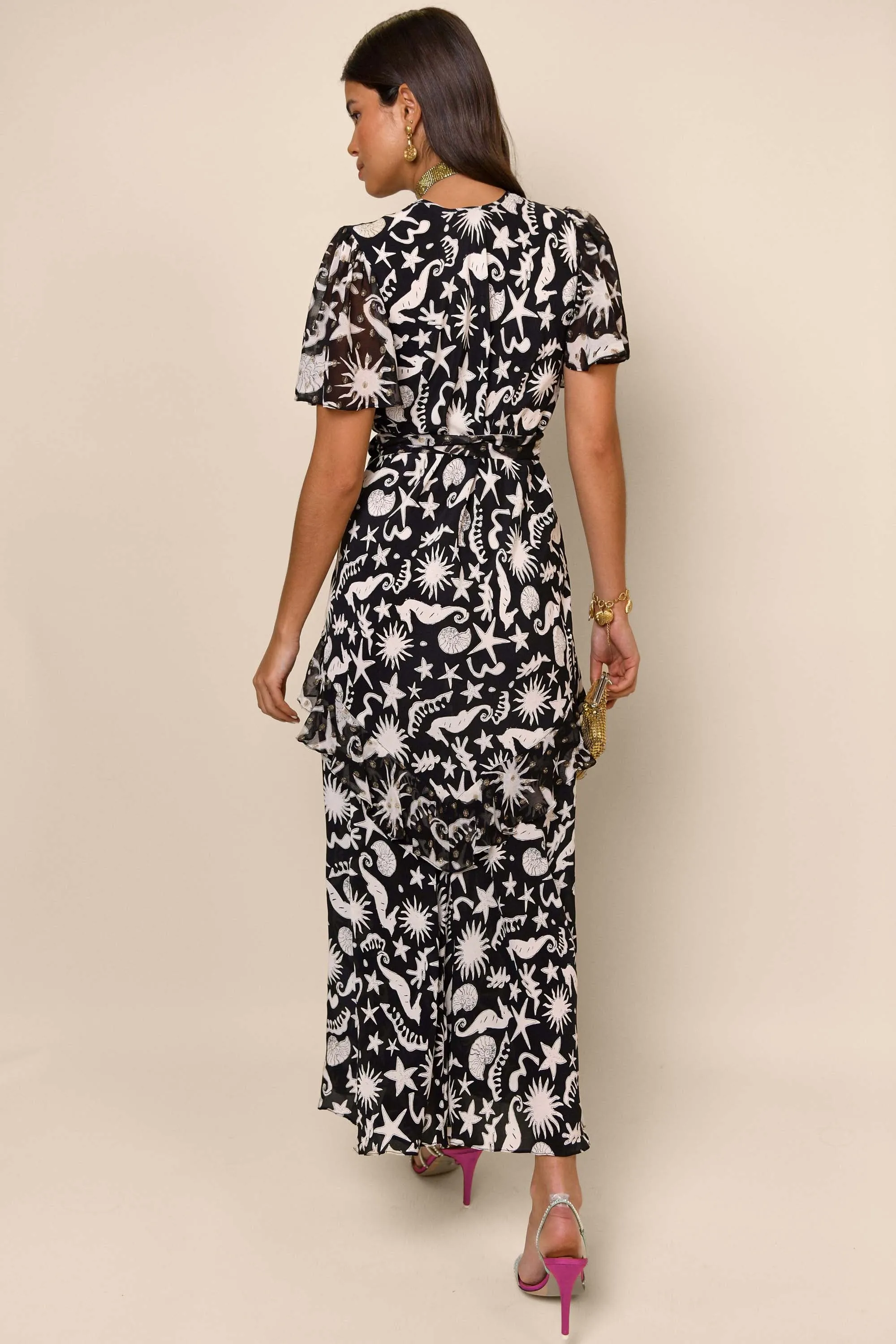 Evie - Abstract Ocean Black sold by RIXO product image thumbnail 5