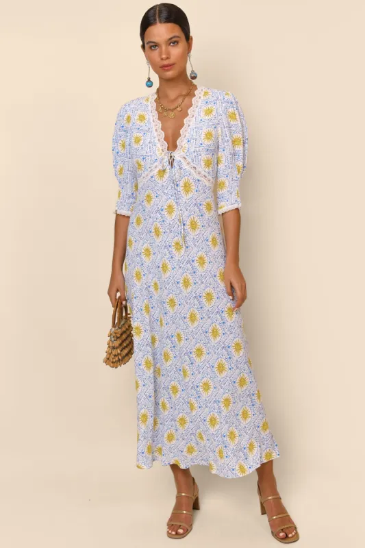 Amina - Sun Blue Ivory sold by RIXO