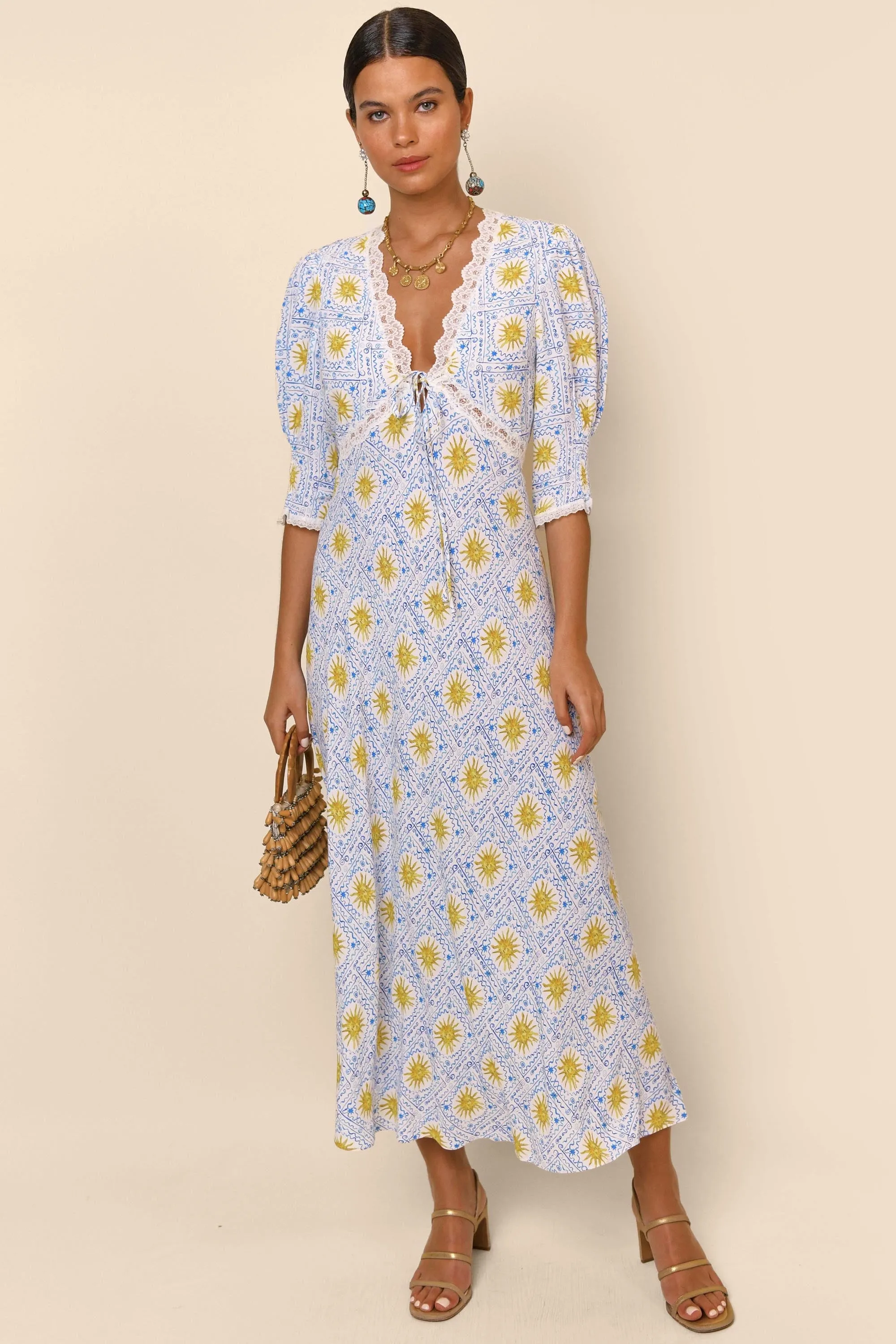 Amina - Sun Blue Ivory sold by RIXO