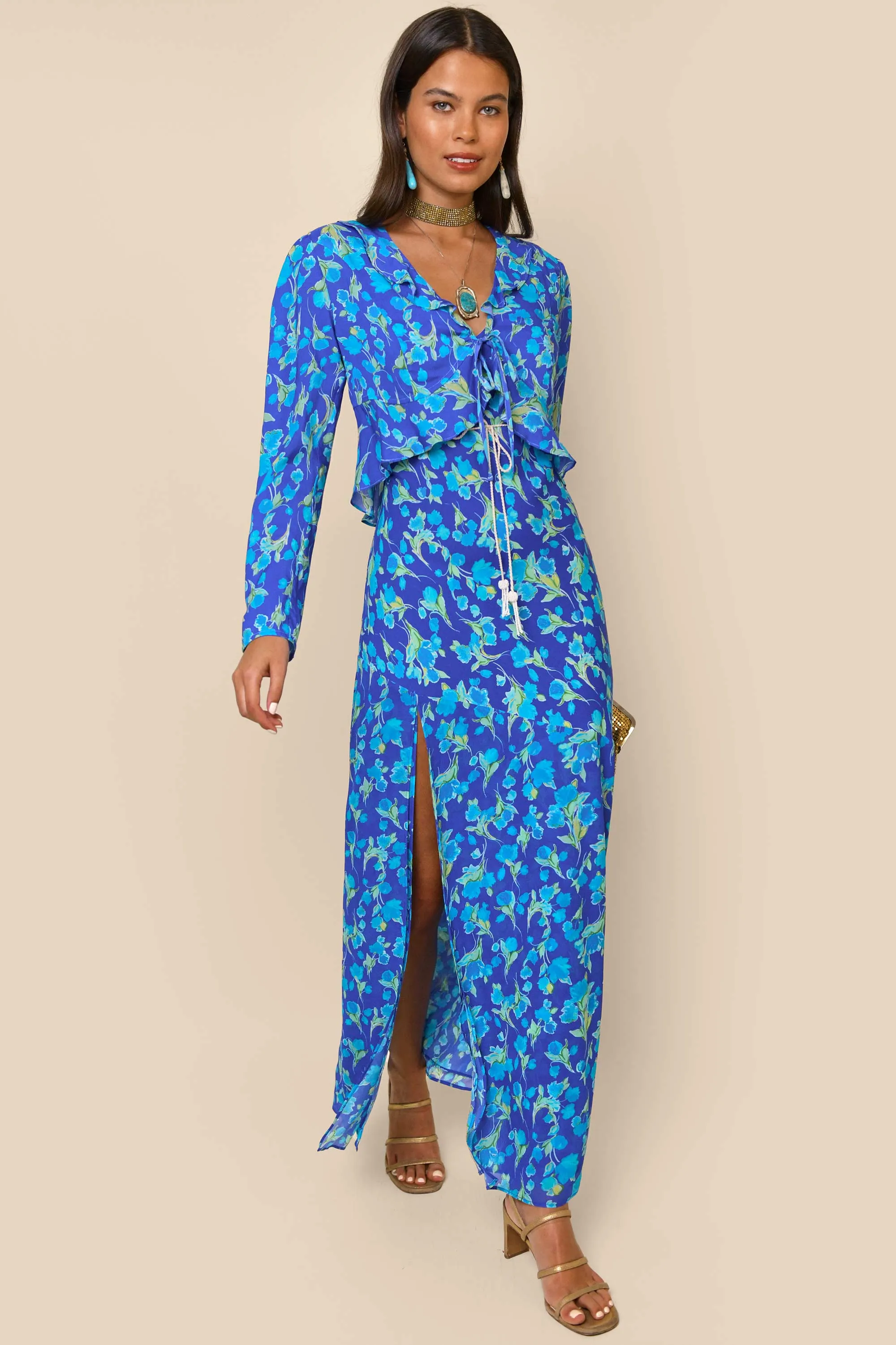 Moniq - Floral Cobalt sold by RIXO product image thumbnail 4