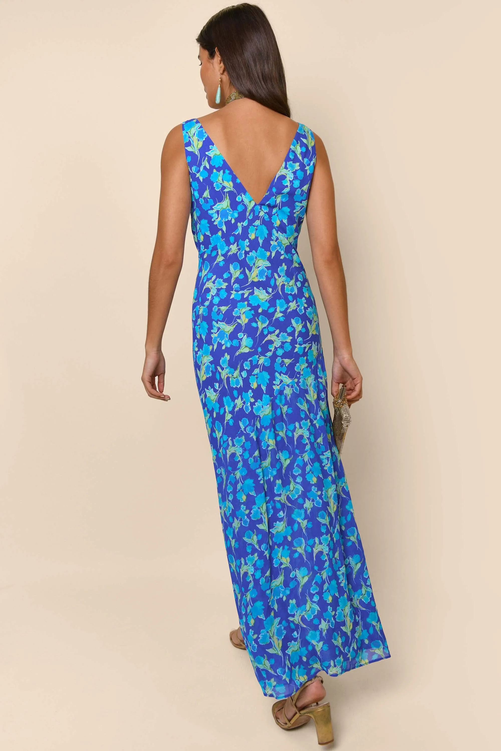 Moniq - Floral Cobalt sold by RIXO product image thumbnail 5