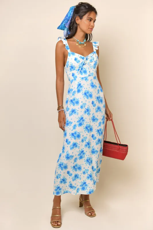 Cecile - Blue Victoria Floral sold by RIXO