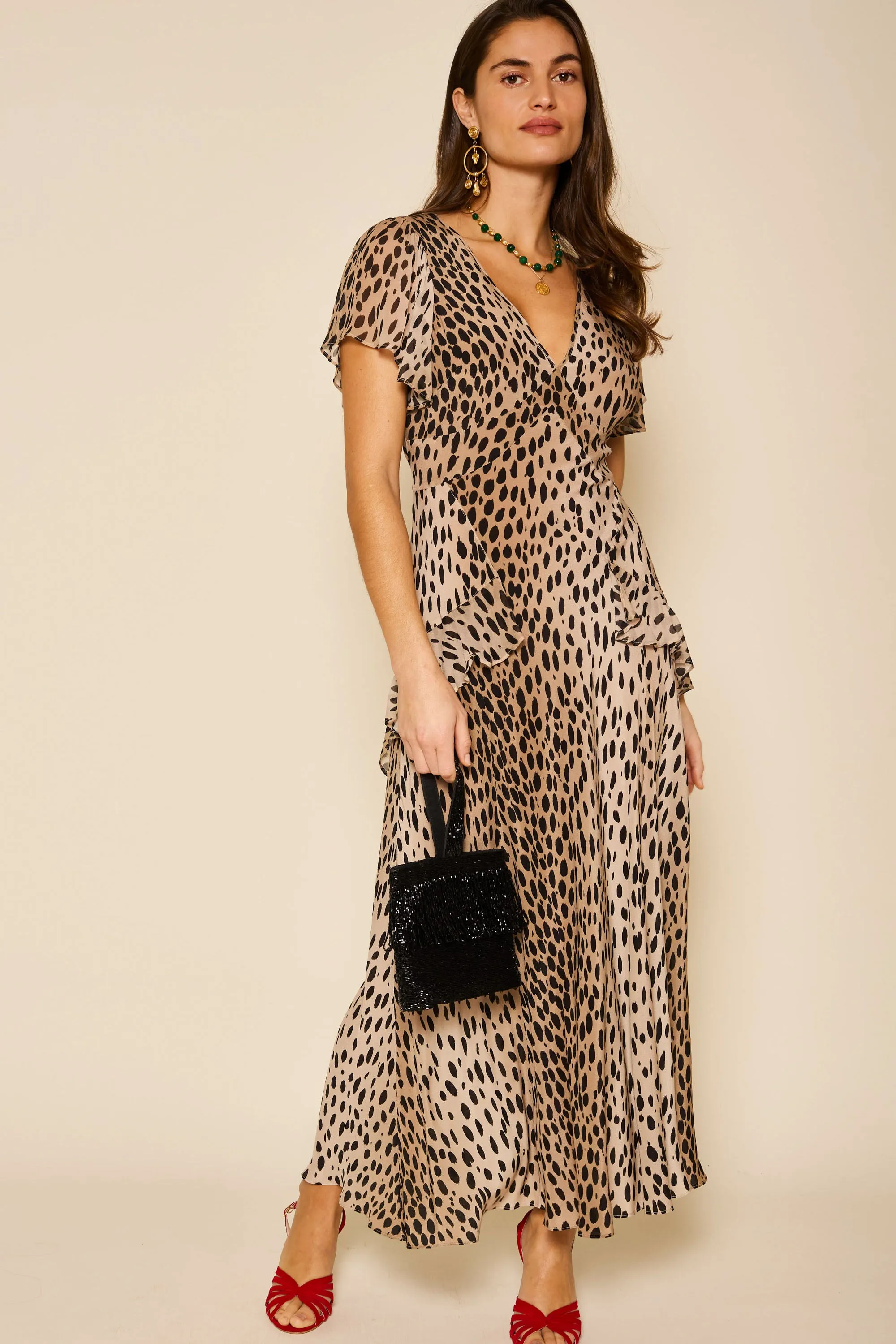 Evie - Antelope Spot Black sold by RIXO