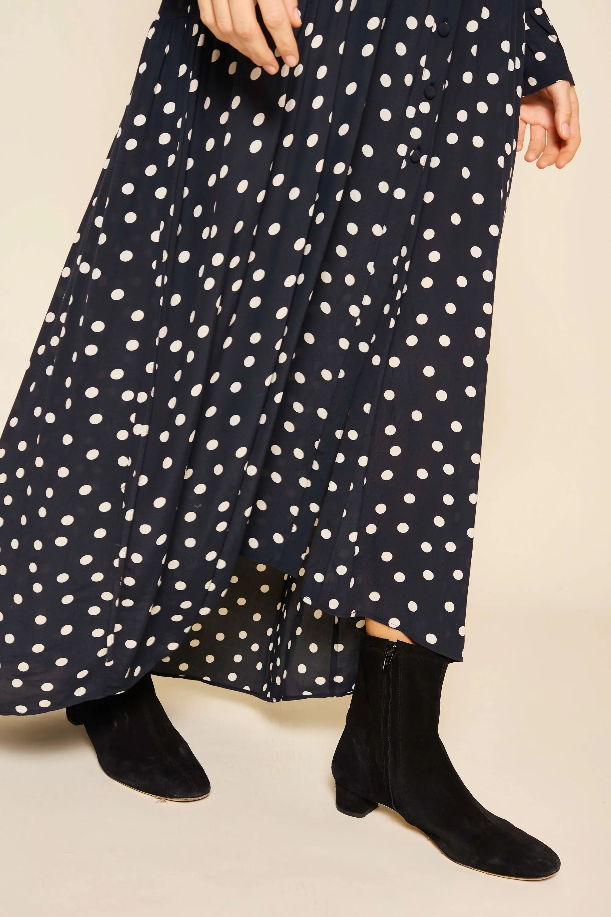 Freesia - Bohemia Spot Deep Navy sold by RIXO product image thumbnail 5