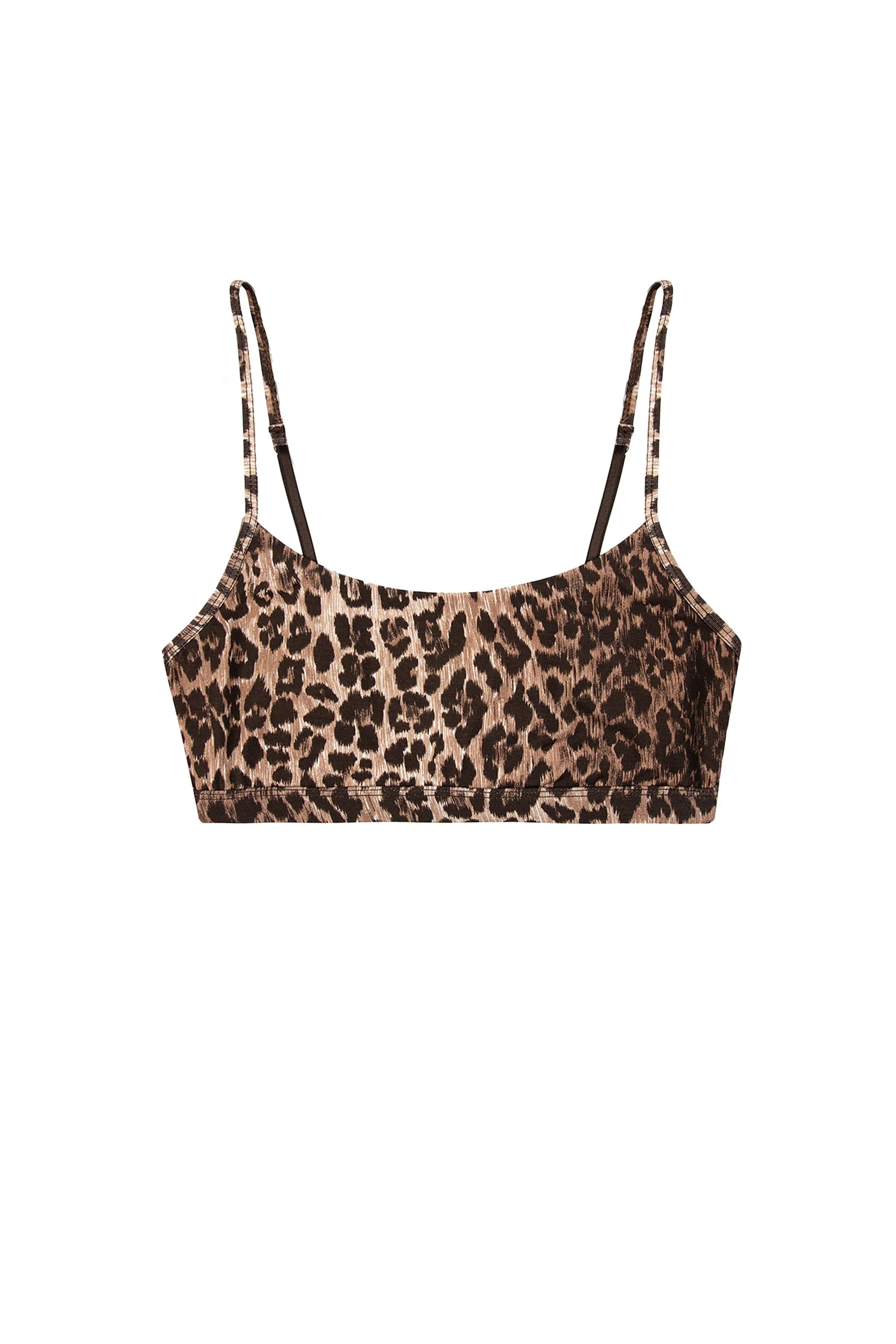 String Scoop Bra - Leopard Brown sold by RIXO product image thumbnail 5