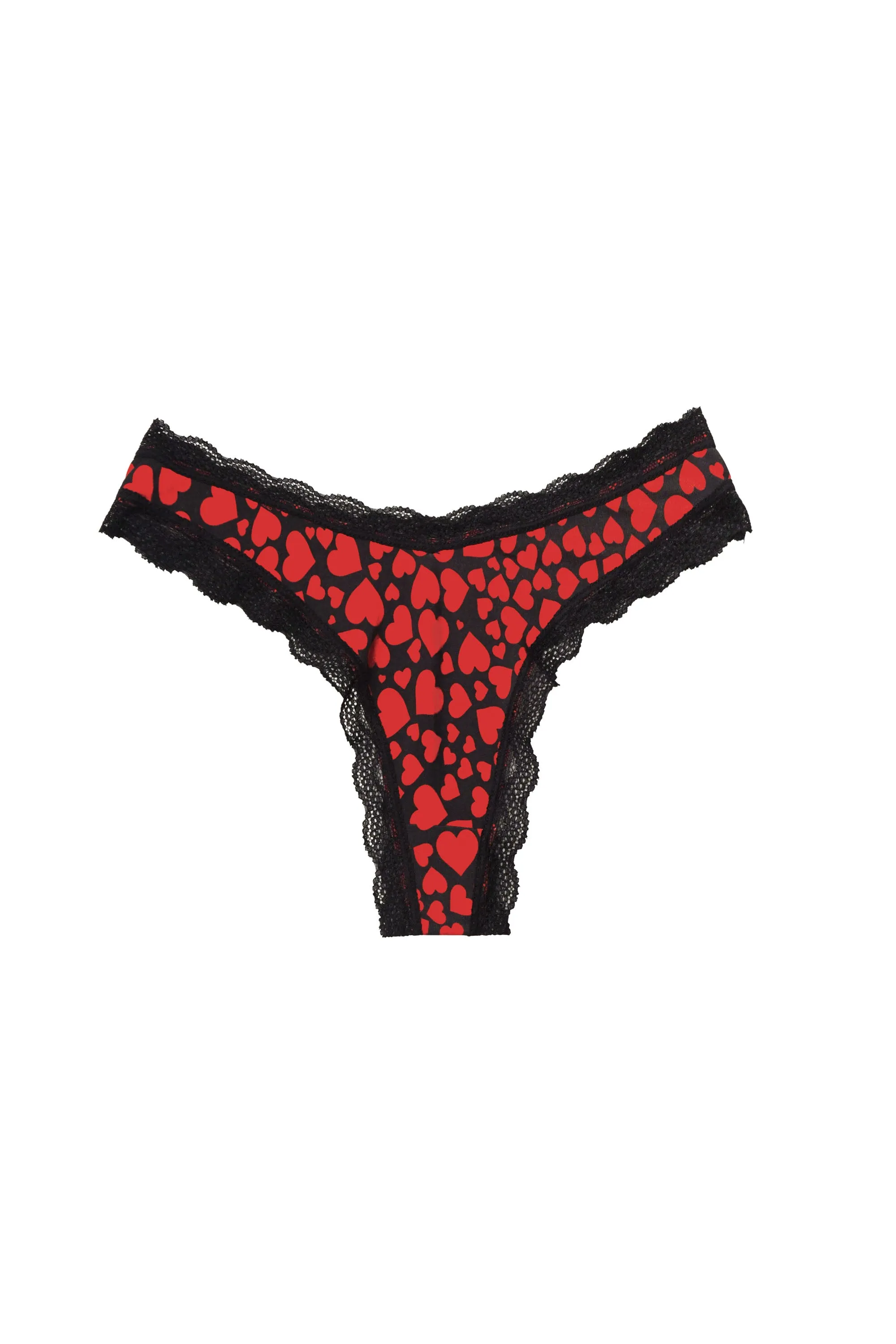 Dipped Thong - Love Heart Black sold by RIXO product image thumbnail 5