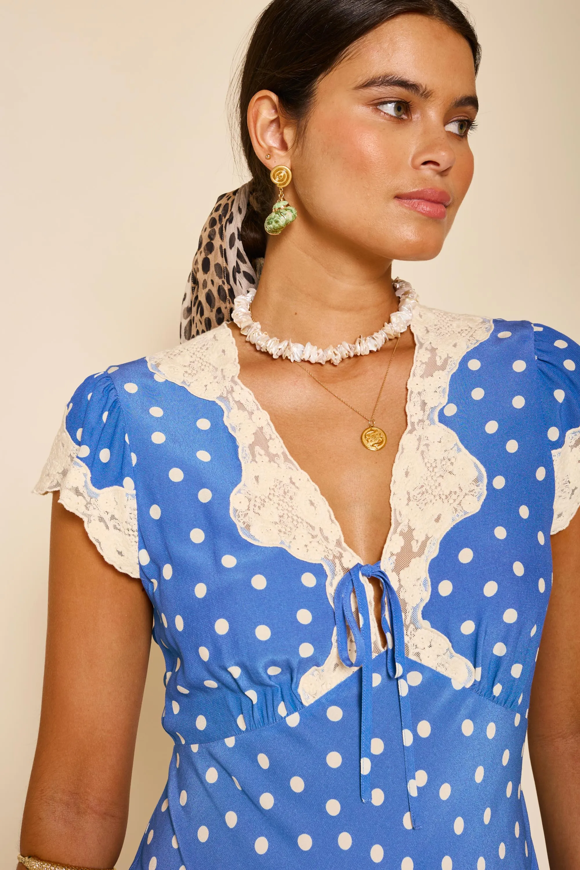 Amari - Bohemia Spot Blue sold by RIXO product image thumbnail 2