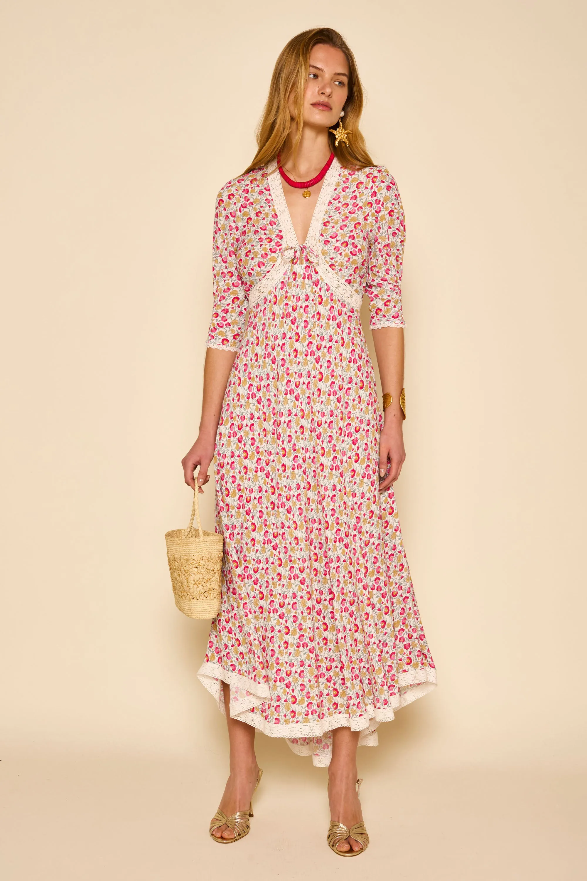 Amina - Shell Pansy Ivory sold by RIXO