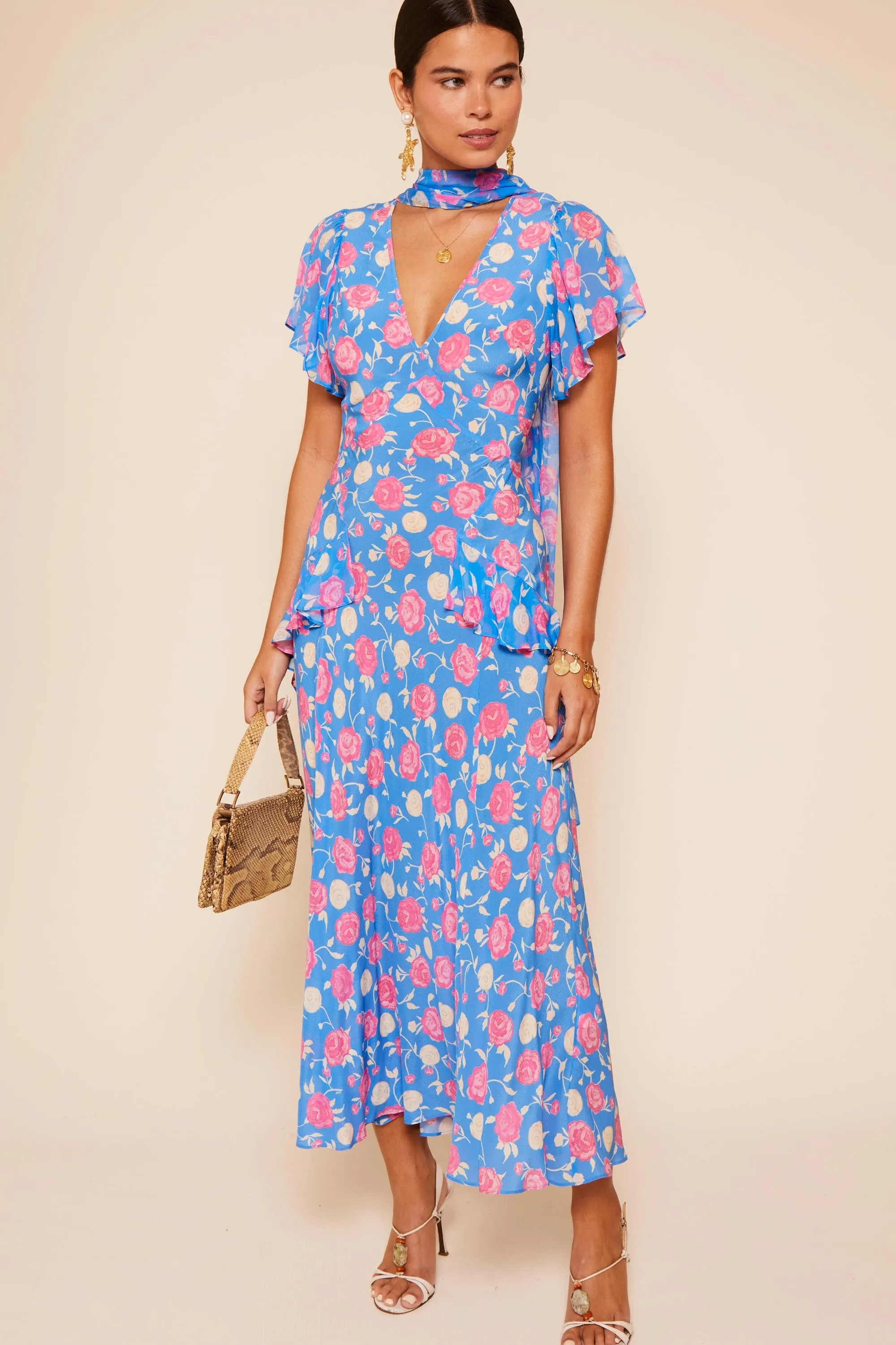 Evie - Rose Shell Blue sold by RIXO product image thumbnail 4