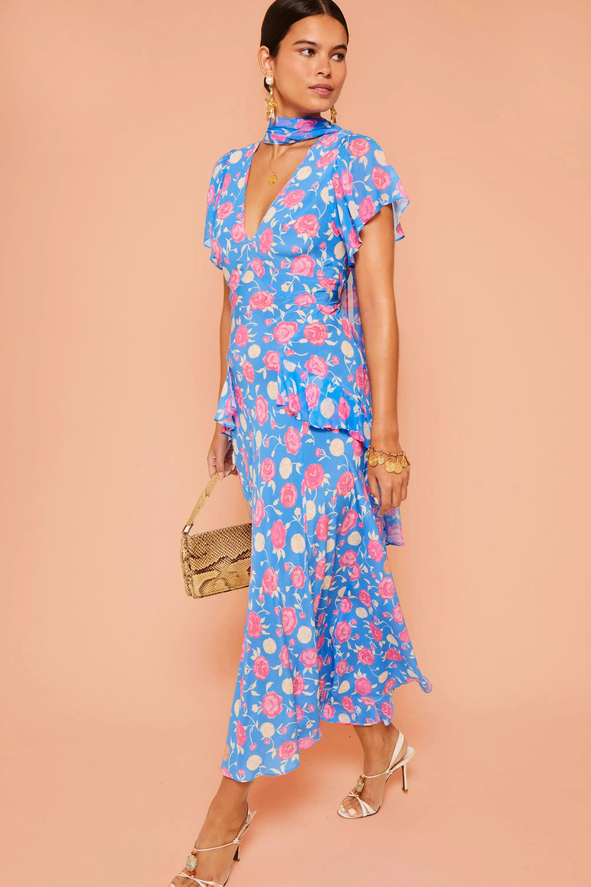 Evie - Rose Shell Blue sold by RIXO product image thumbnail 5