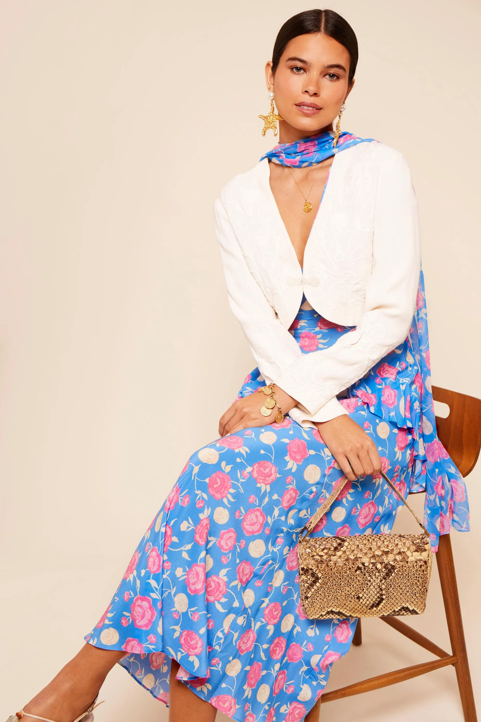 Evie - Rose Shell Blue sold by RIXO product image thumbnail 3