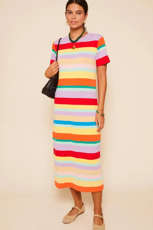 Duster - Capri Stripe Yarn Dyed Multi sold by RIXO