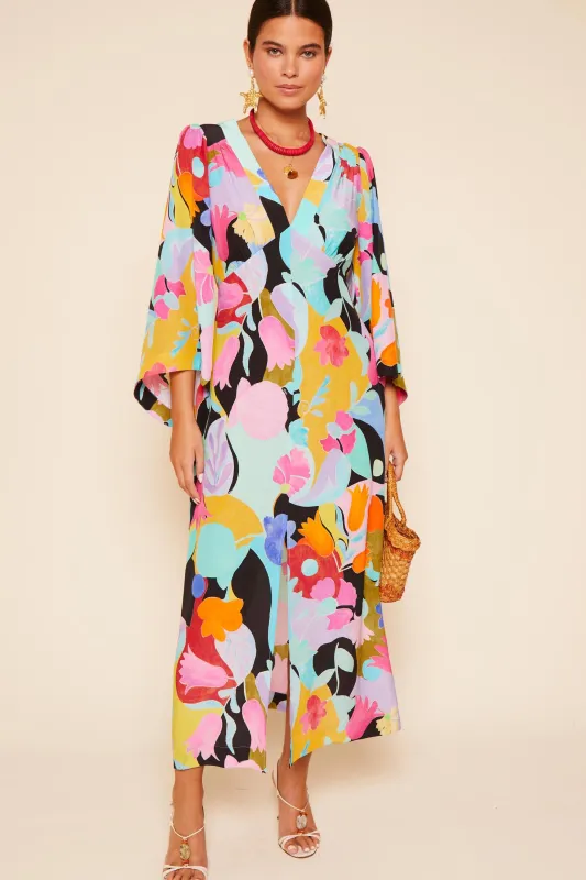 Dahlia - Abstract Tulip Black sold by RIXO