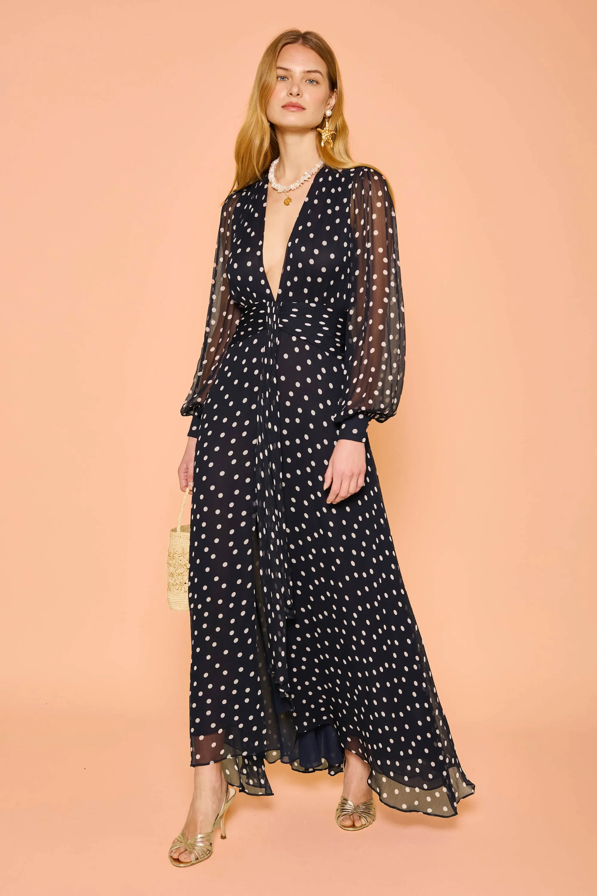 Meera - Bohemia Spot Deep Navy sold by RIXO product image thumbnail 5