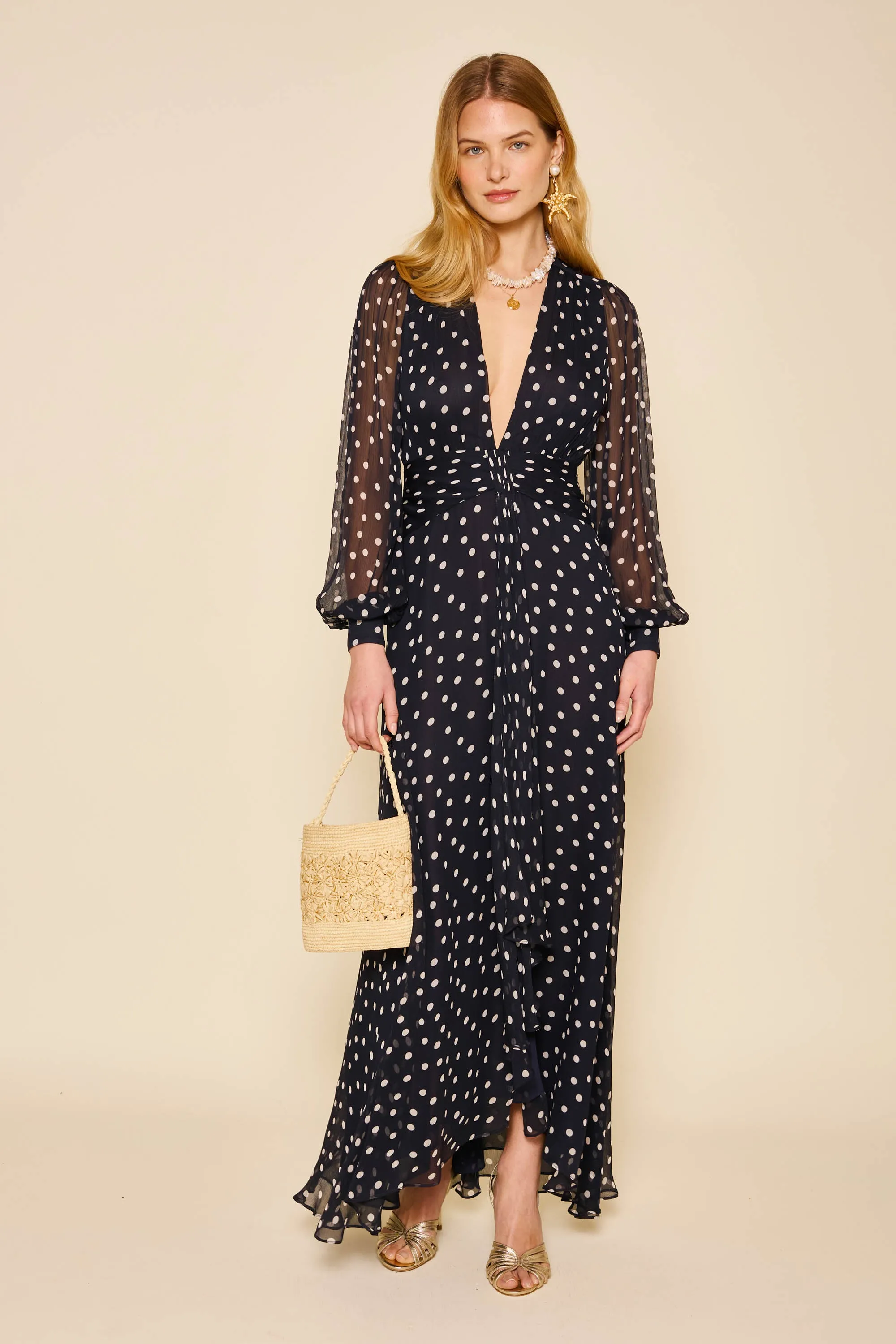Meera - Bohemia Spot Deep Navy sold by RIXO