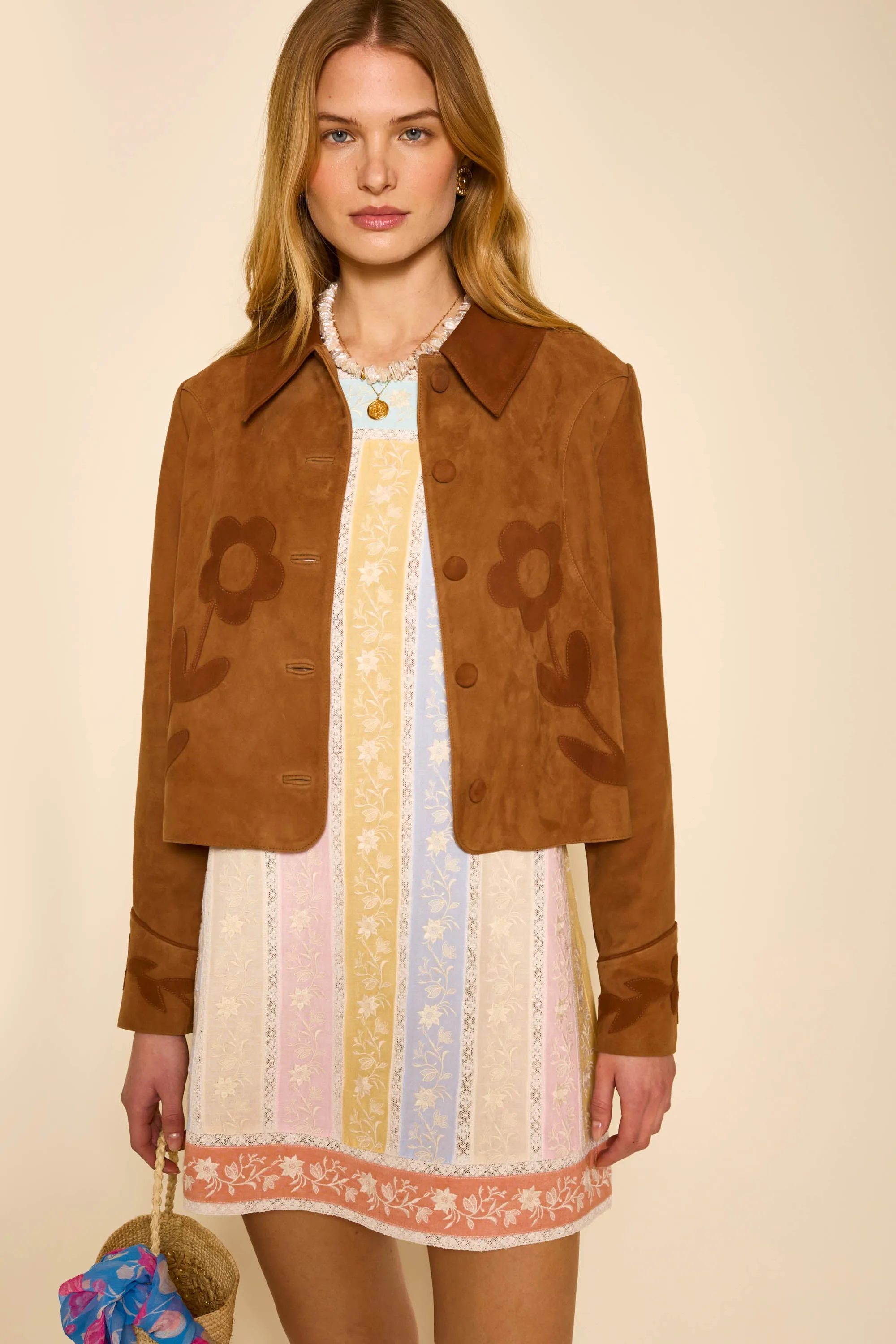 Joane - Daisy Trail Embroidery Pastel sold by RIXO product image thumbnail 2