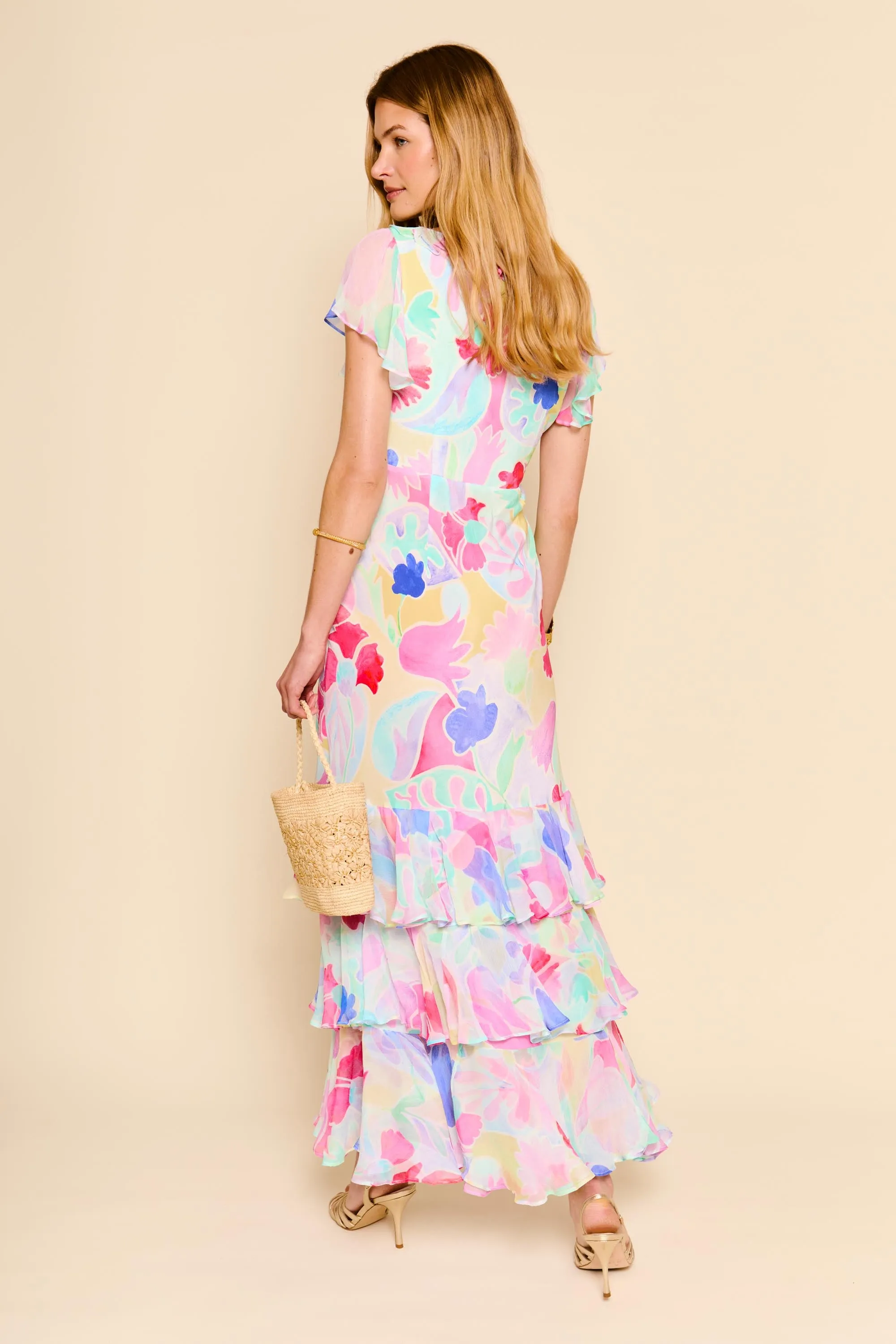 Amelle - Abstract Tulip Ivory sold by RIXO product image thumbnail 2