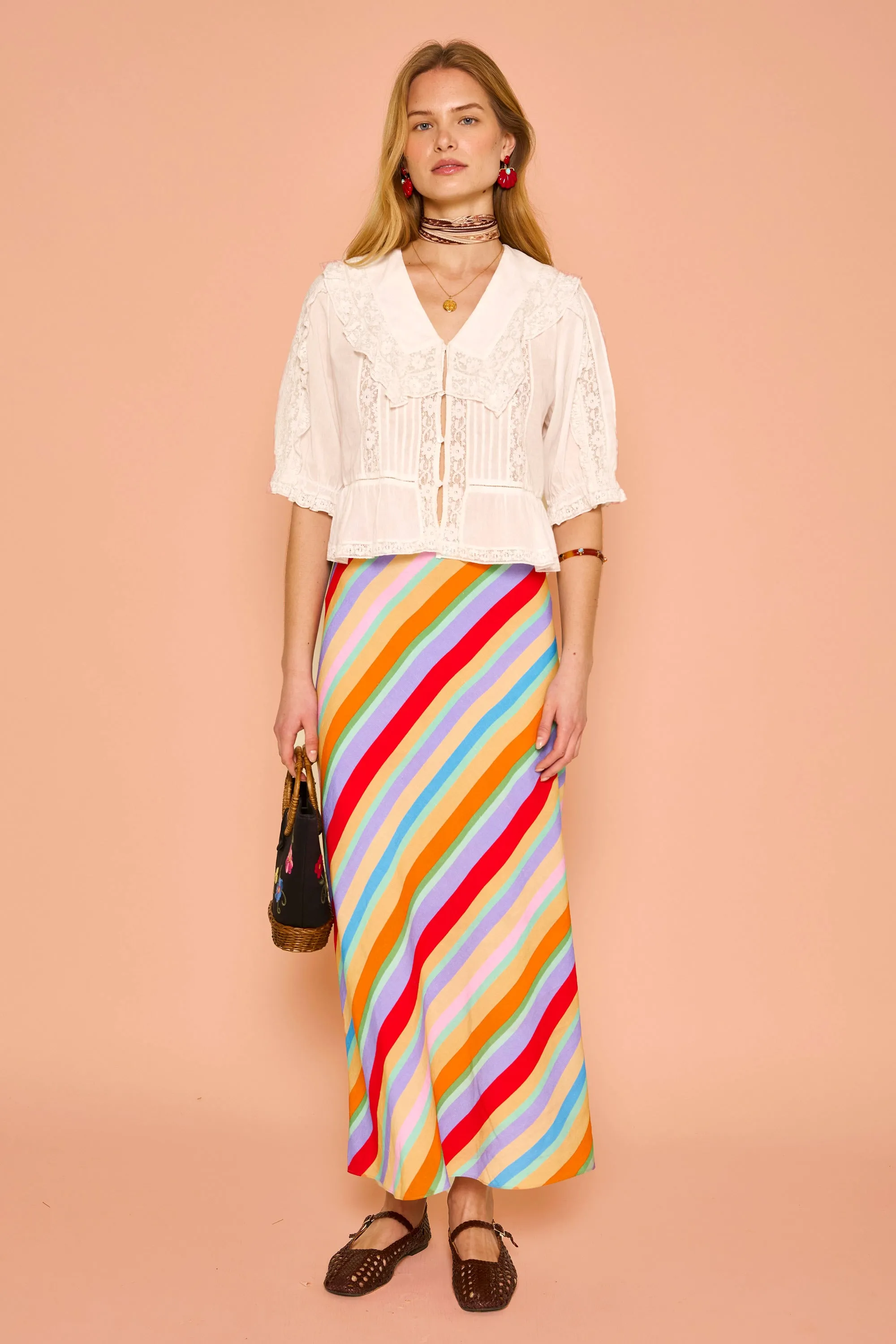 Ardith - Capri Stripe Multi sold by RIXO product image thumbnail 5