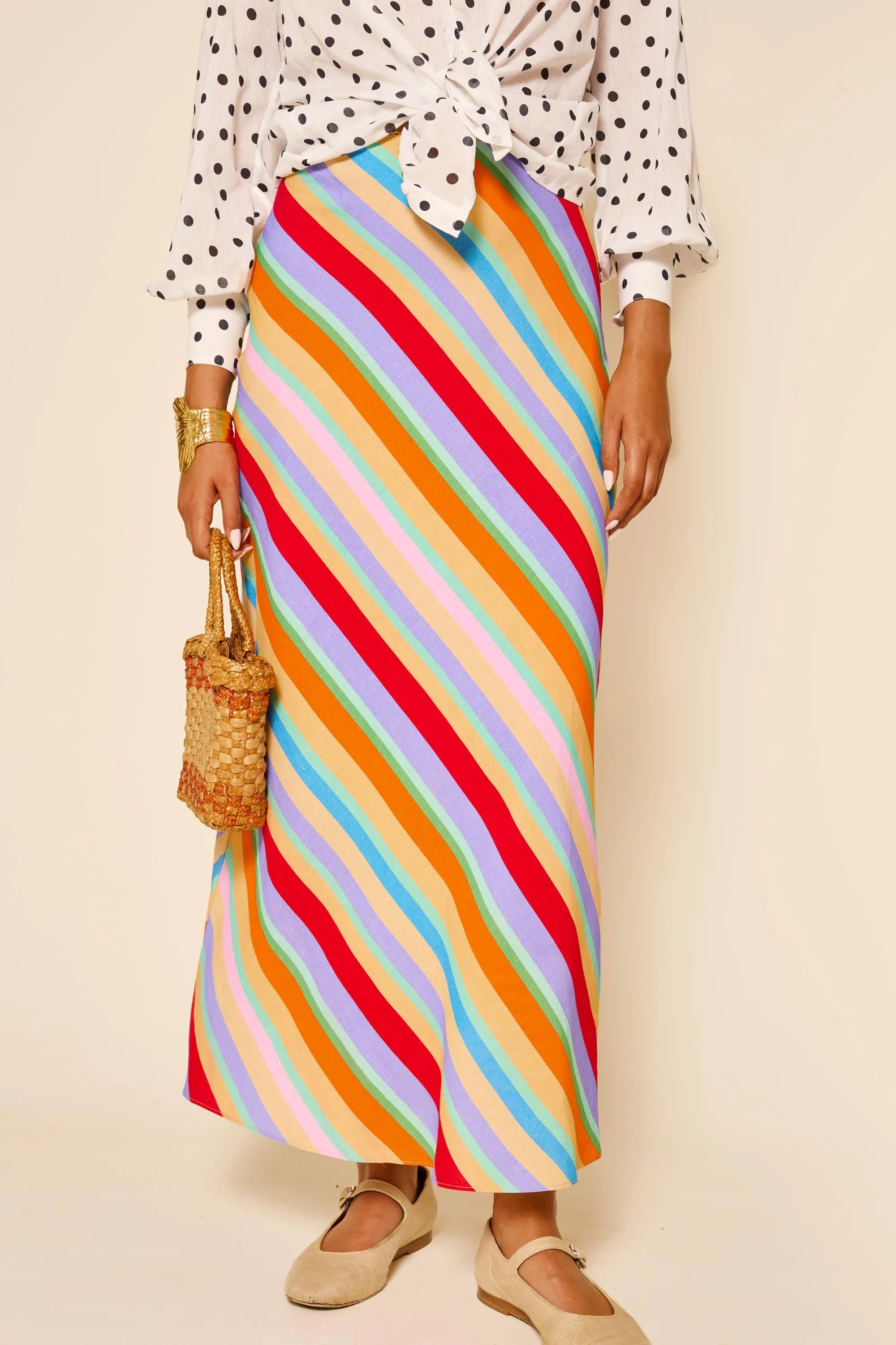 Ardith - Capri Stripe Multi sold by RIXO product image thumbnail 3