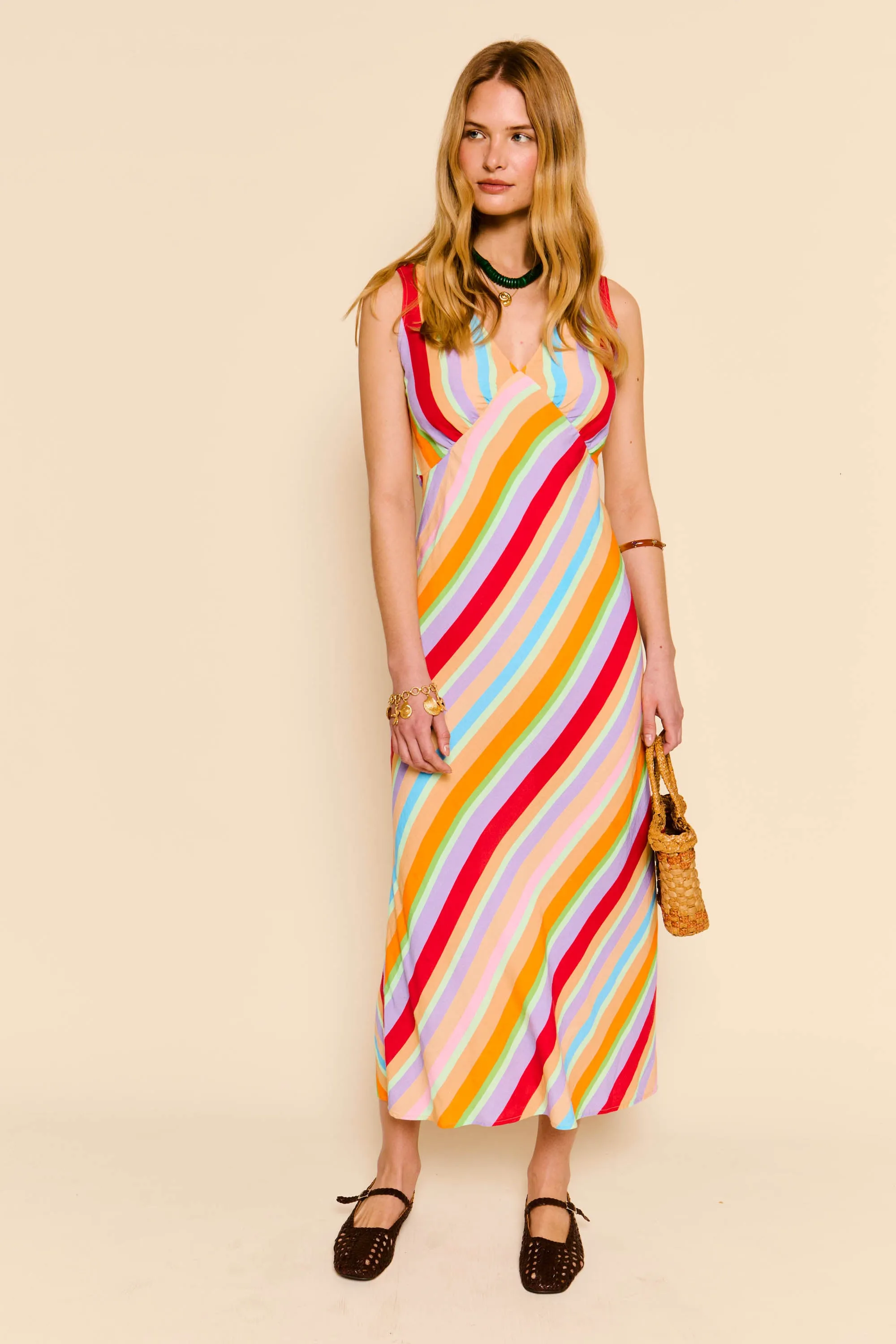 Sandrine - Capri Stripe Multi sold by RIXO product image thumbnail 5