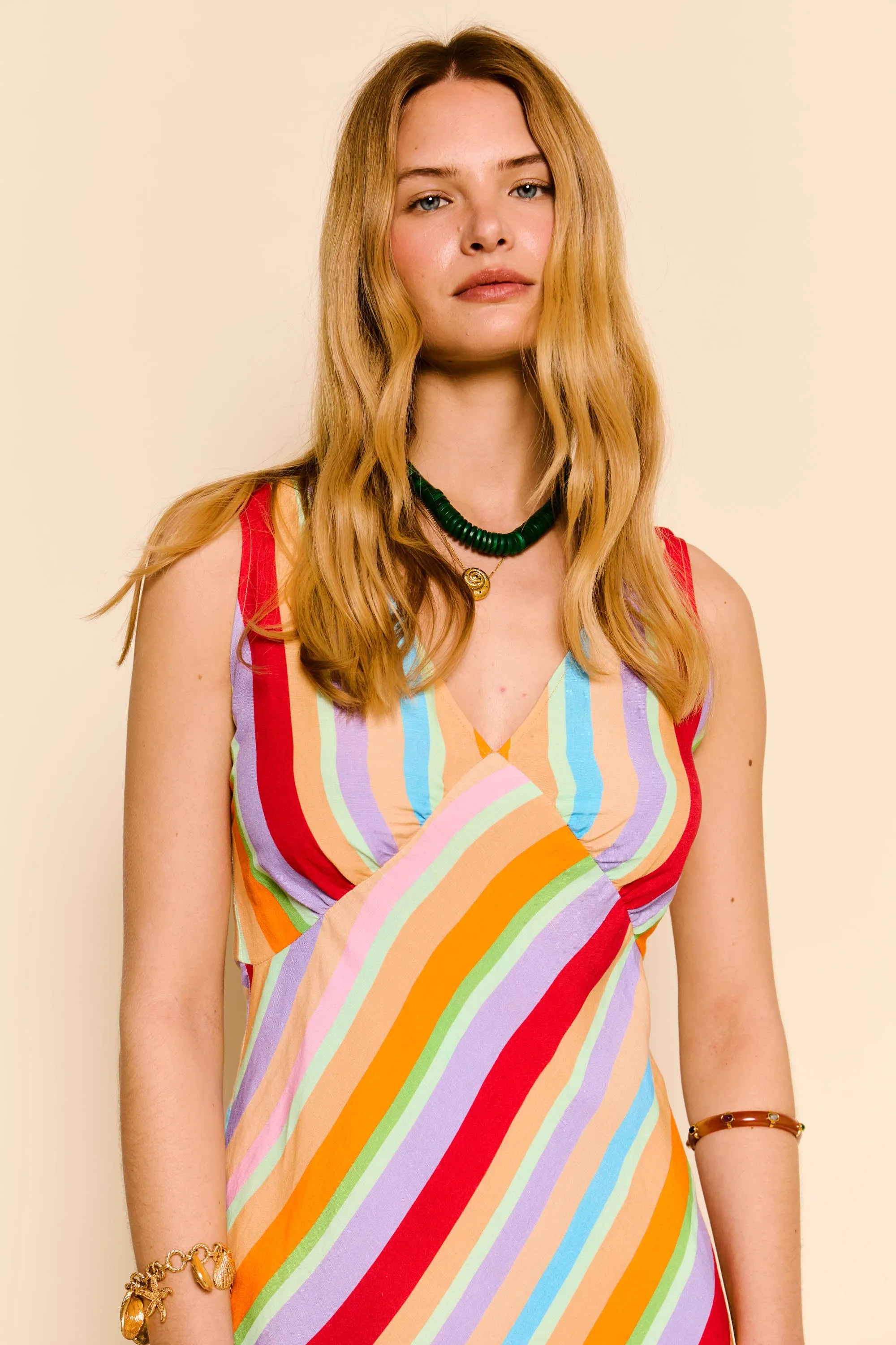 Sandrine - Capri Stripe Multi sold by RIXO product image thumbnail 2