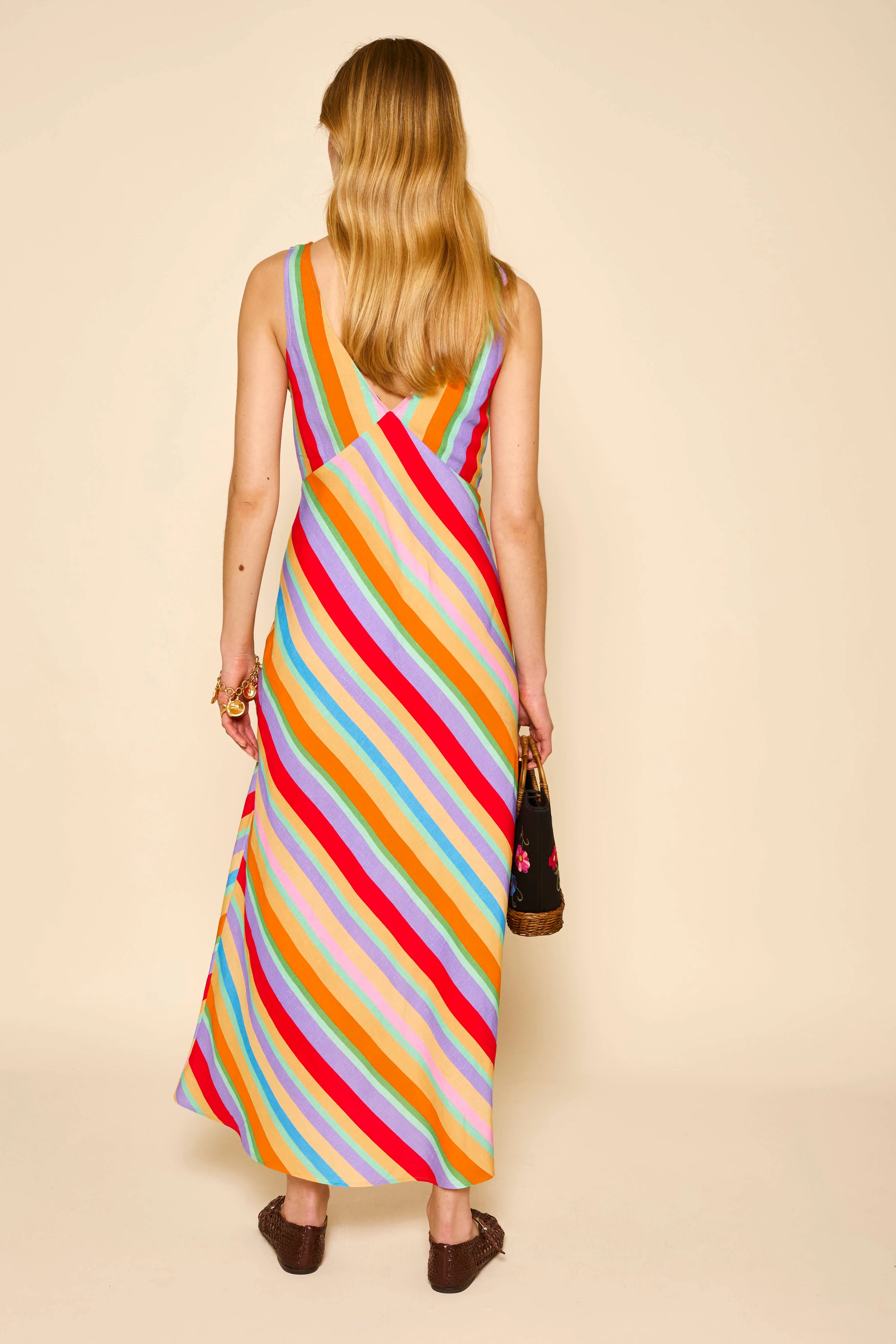 Sandrine - Capri Stripe Multi sold by RIXO product image thumbnail 3