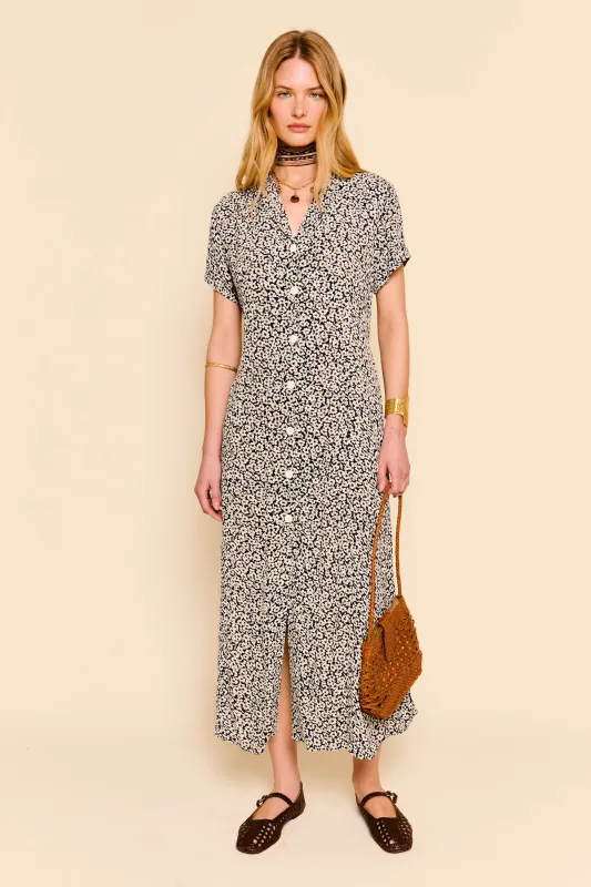 Florrie - English Daisy Deep Navy sold by RIXO