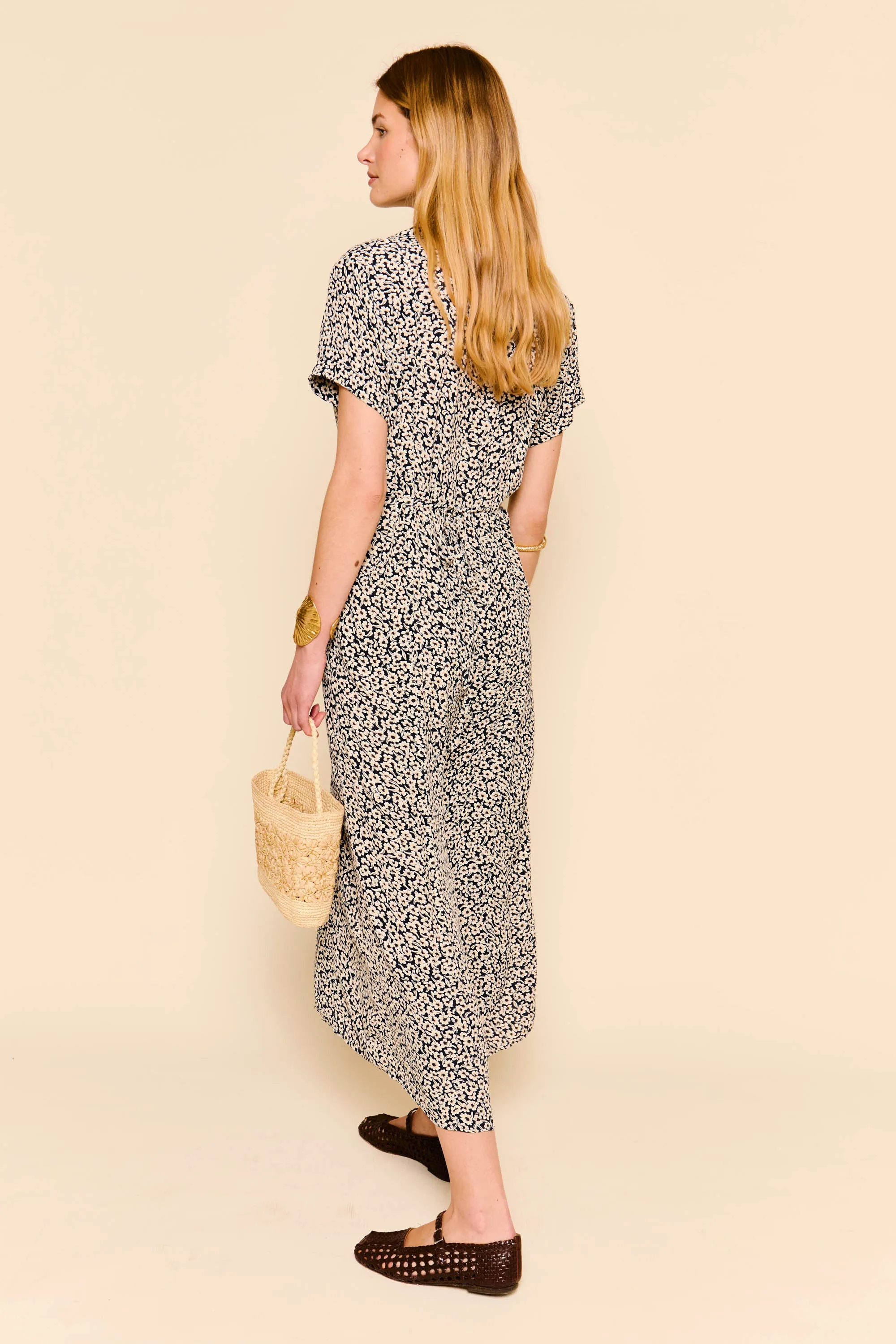 Florrie - English Daisy Deep Navy sold by RIXO product image thumbnail 2