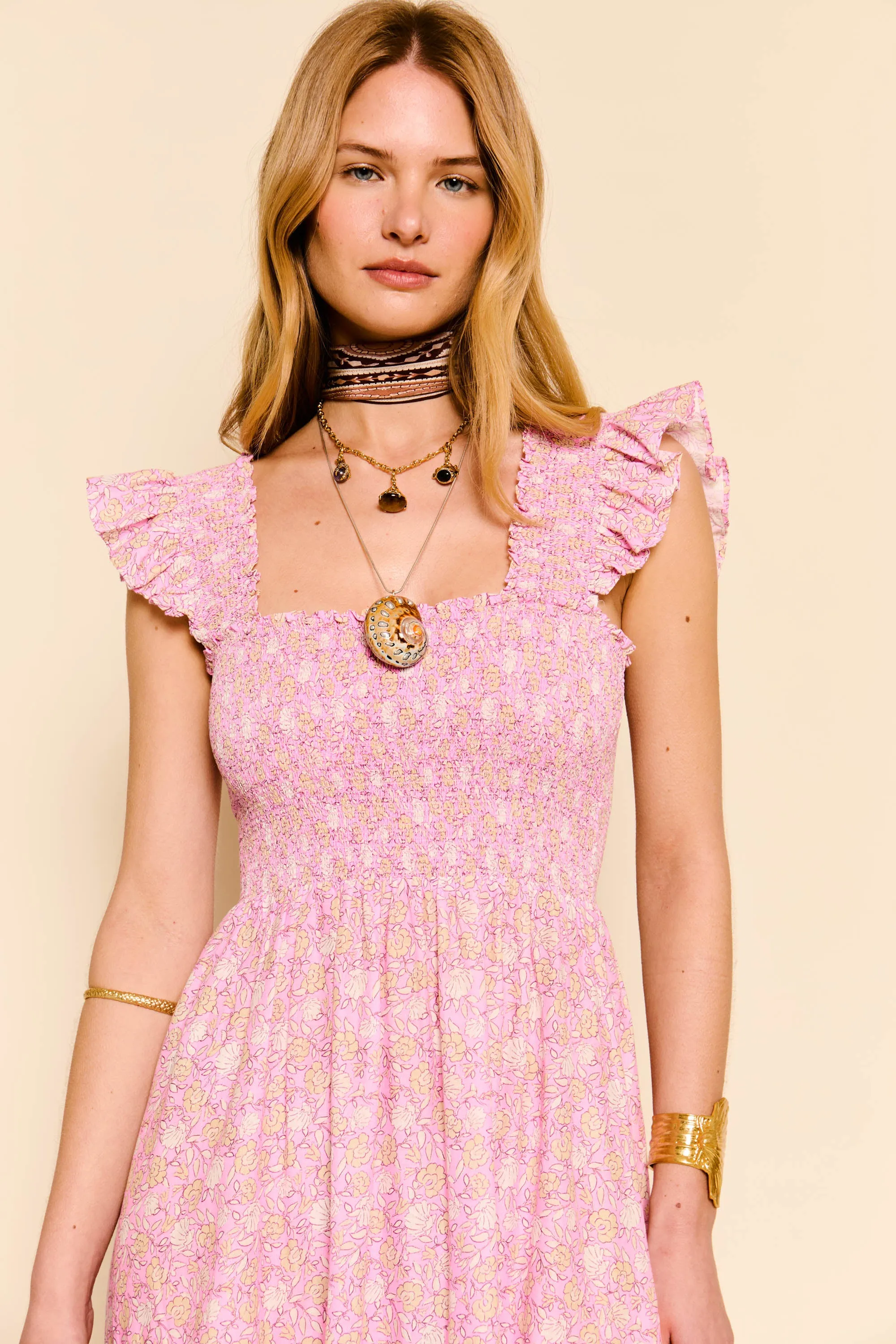 Kendall - Shell Pansy Blush sold by RIXO product image thumbnail 2